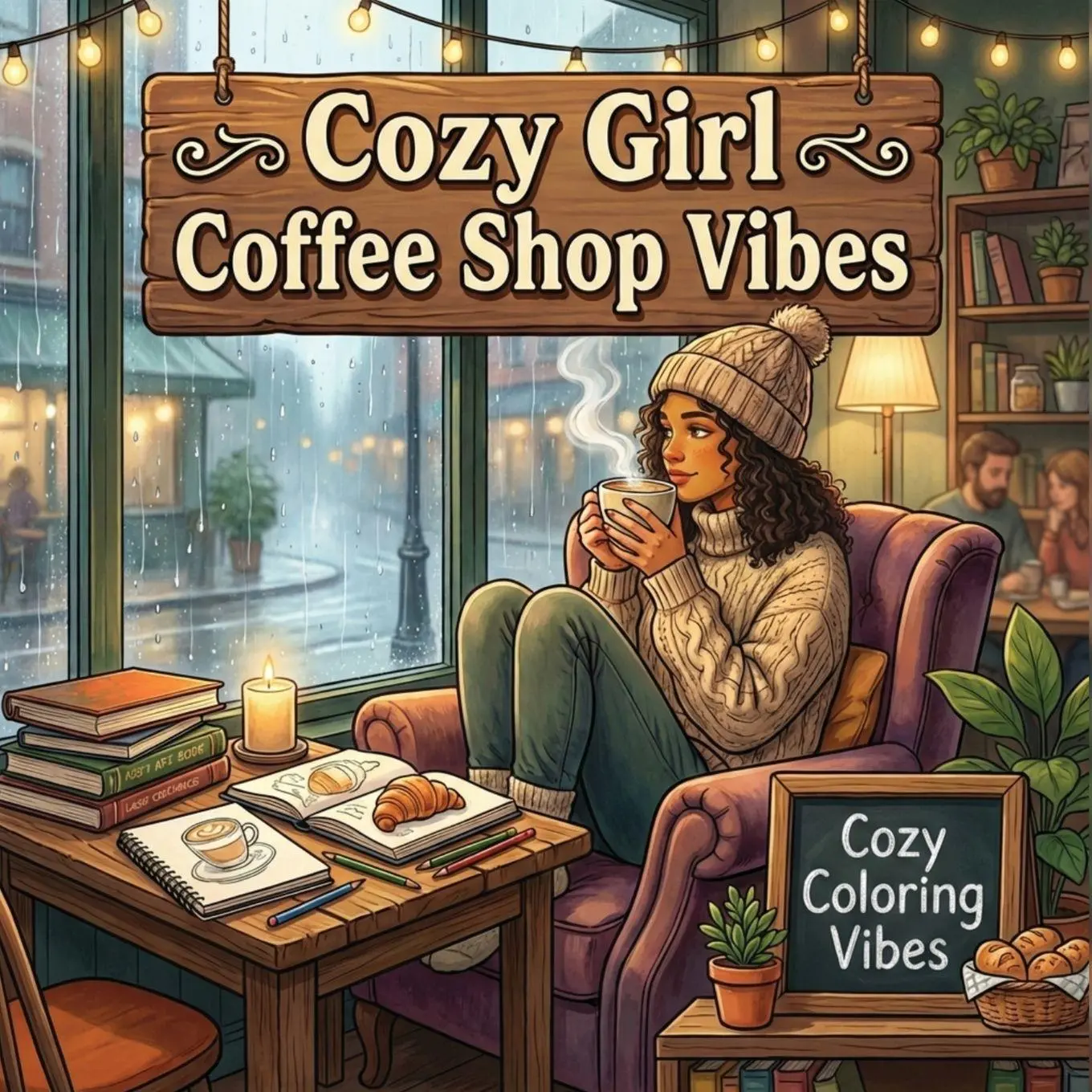 Cover: 9781965964781 | Cozy Girl Coffee Shop Vibes | Cozy Coloring Vibes | Taschenbuch | 2026