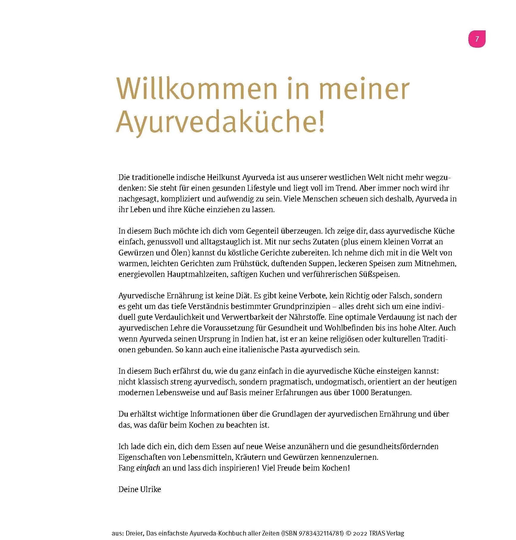 Bild: 9783432114781 | Das einfachste Ayurveda-Kochbuch aller Zeiten | Ulrike Dreier | Buch