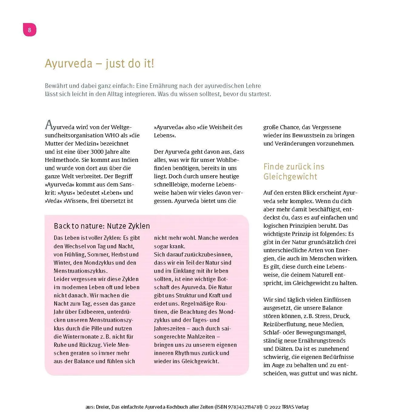 Bild: 9783432114781 | Das einfachste Ayurveda-Kochbuch aller Zeiten | Ulrike Dreier | Buch