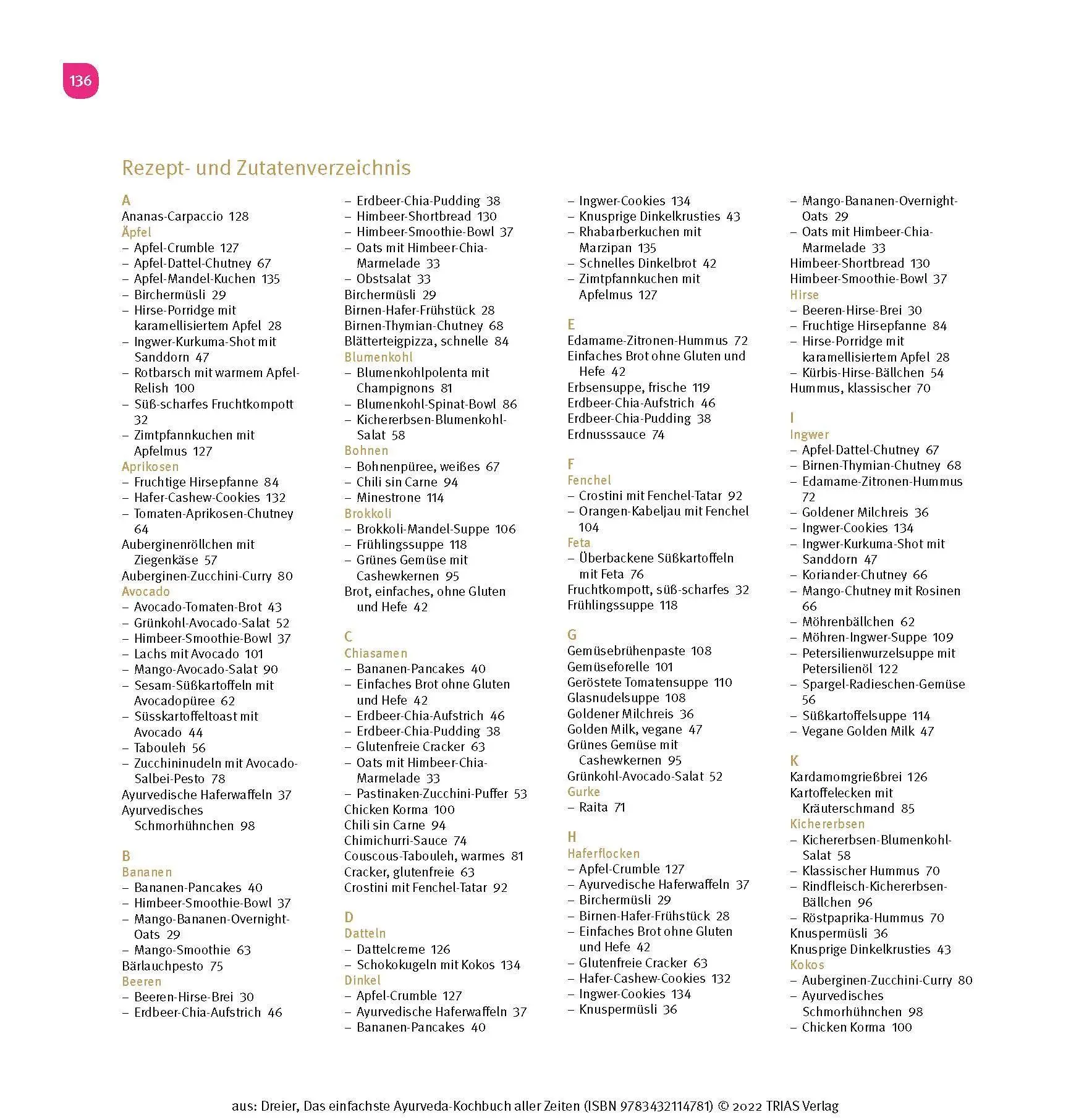 Bild: 9783432114781 | Das einfachste Ayurveda-Kochbuch aller Zeiten | Ulrike Dreier | Buch
