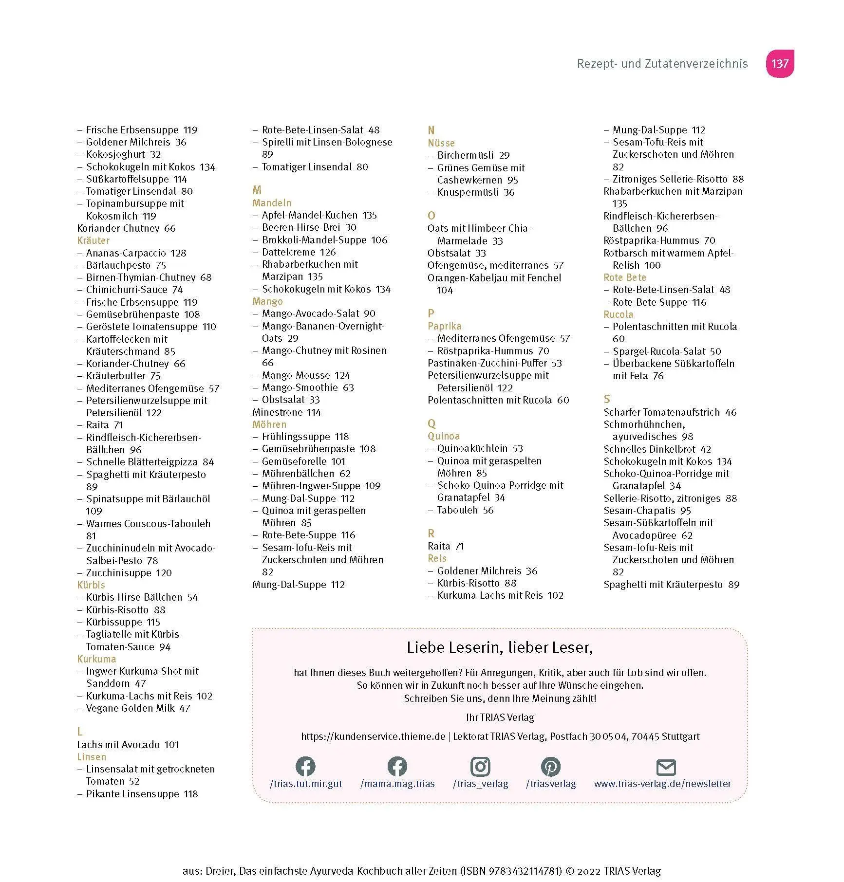 Bild: 9783432114781 | Das einfachste Ayurveda-Kochbuch aller Zeiten | Ulrike Dreier | Buch