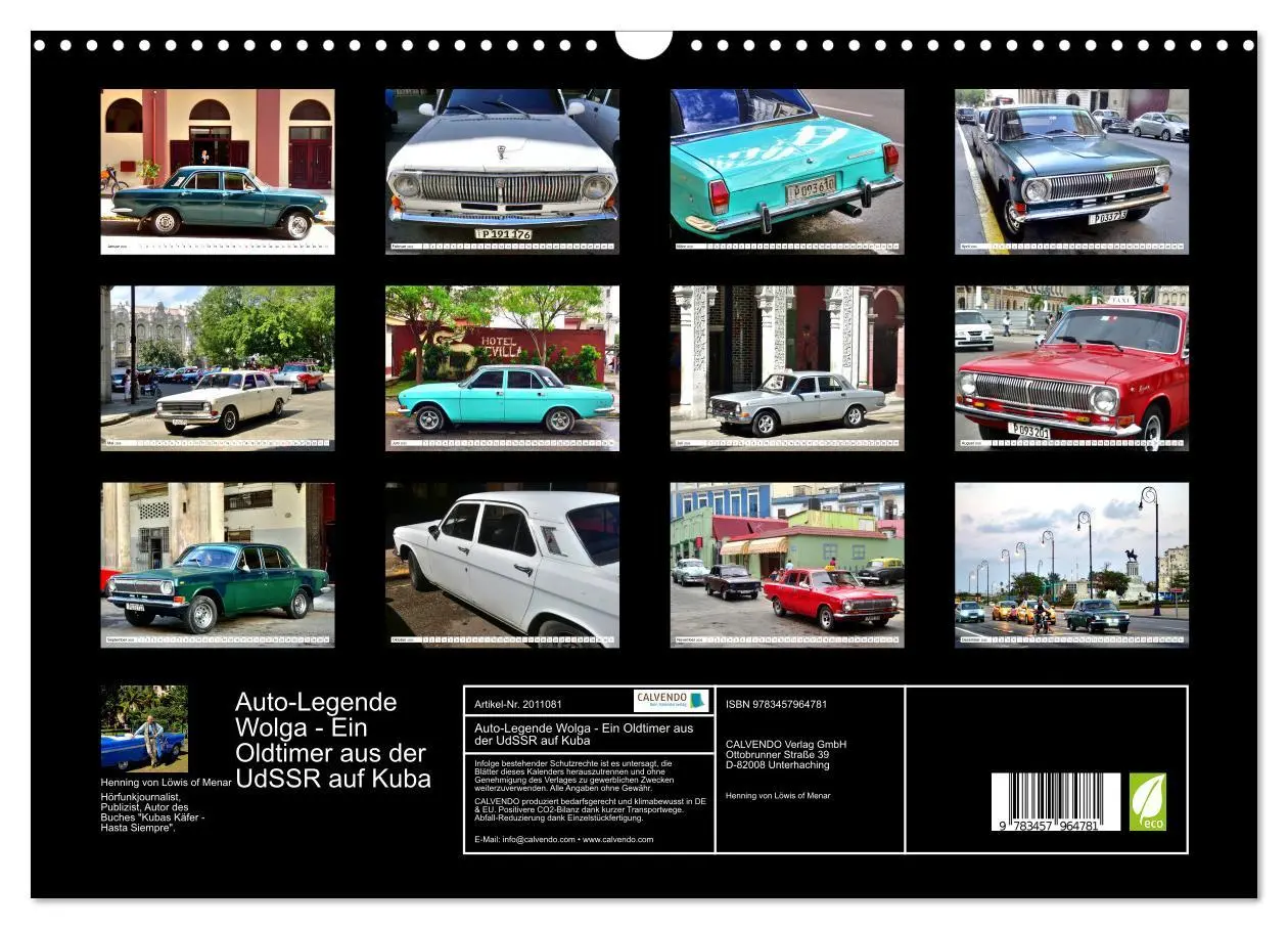 Bild: 9783457964781 | Auto-Legende Wolga - Ein Oldtimer aus der UdSSR auf Kuba...