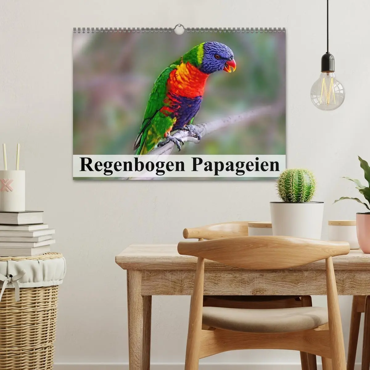 Bild: 9783516054781 | Regenbogen Papageien (Wandkalender 2026 DIN A3 quer), CALVENDO...