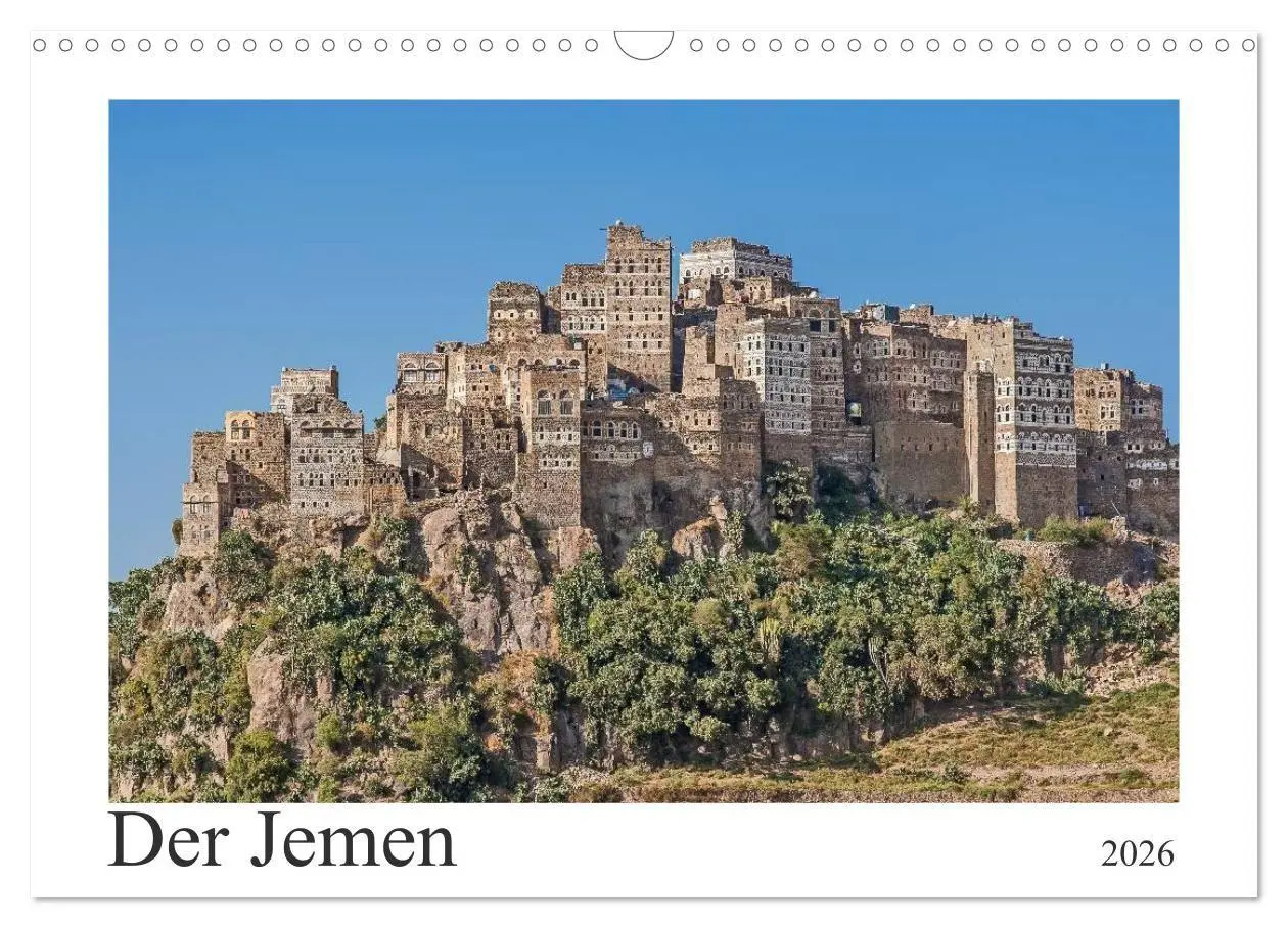 Cover: 9783516674781 | Der Jemen (Wandkalender 2026 DIN A3 quer), CALVENDO Monatskalender