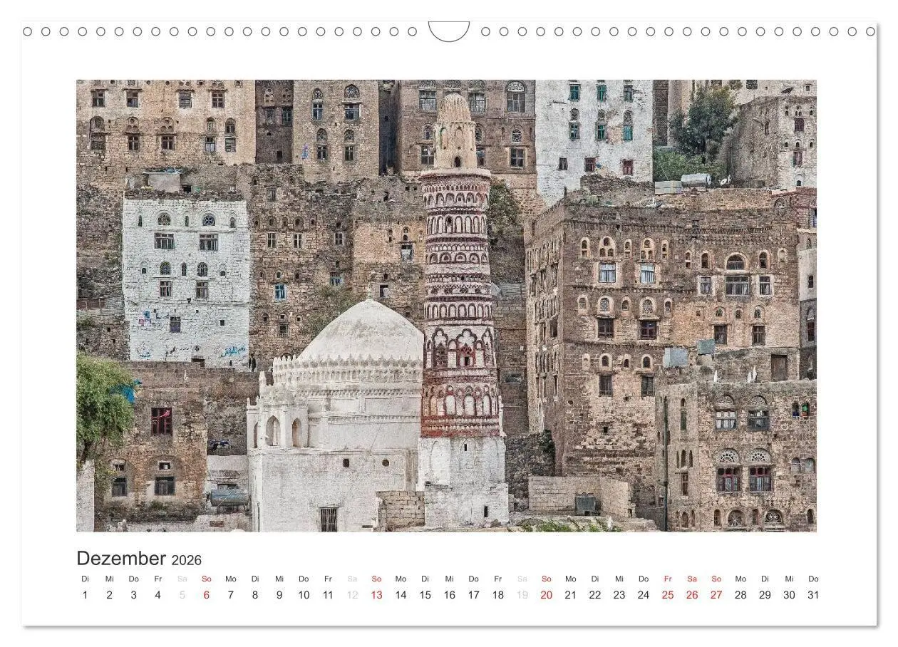 Bild: 9783516674781 | Der Jemen (Wandkalender 2026 DIN A3 quer), CALVENDO Monatskalender