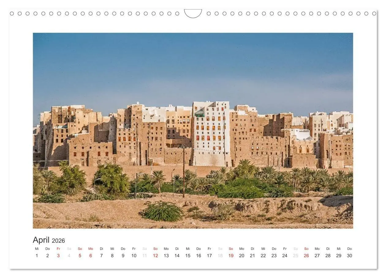 Bild: 9783516674781 | Der Jemen (Wandkalender 2026 DIN A3 quer), CALVENDO Monatskalender