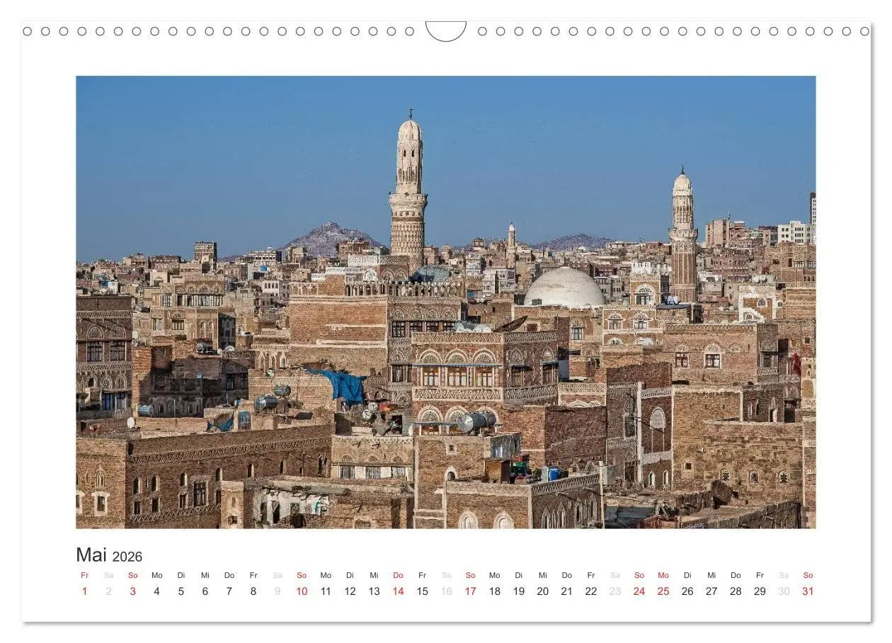 Bild: 9783516674781 | Der Jemen (Wandkalender 2026 DIN A3 quer), CALVENDO Monatskalender