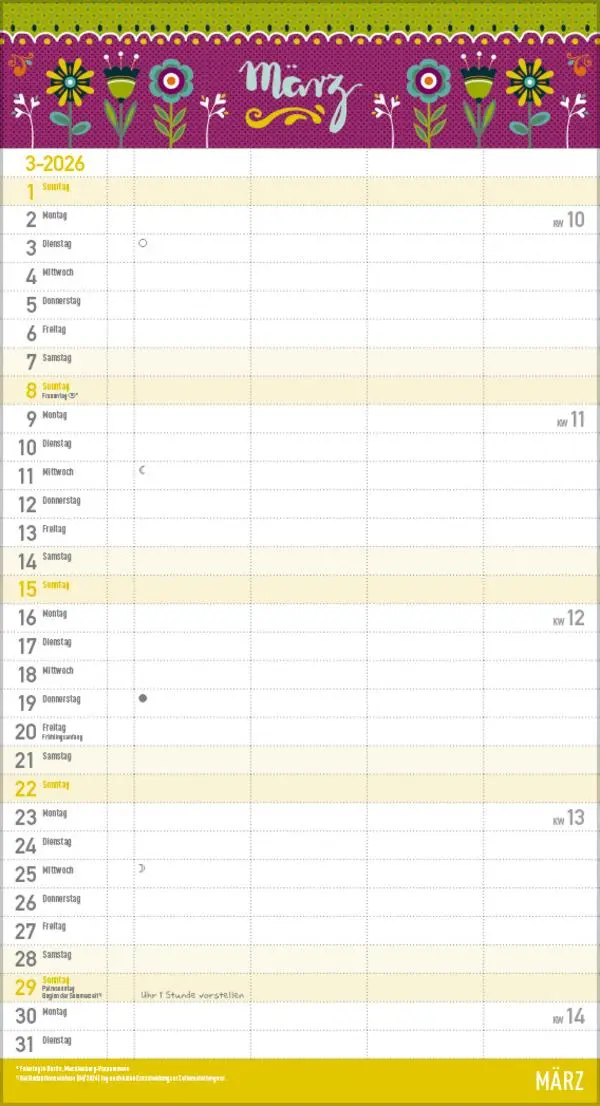 Bild: 9783731884781 | Familienplaner Vintage Zetteltasche 2026 | Verlag Korsch | Kalender