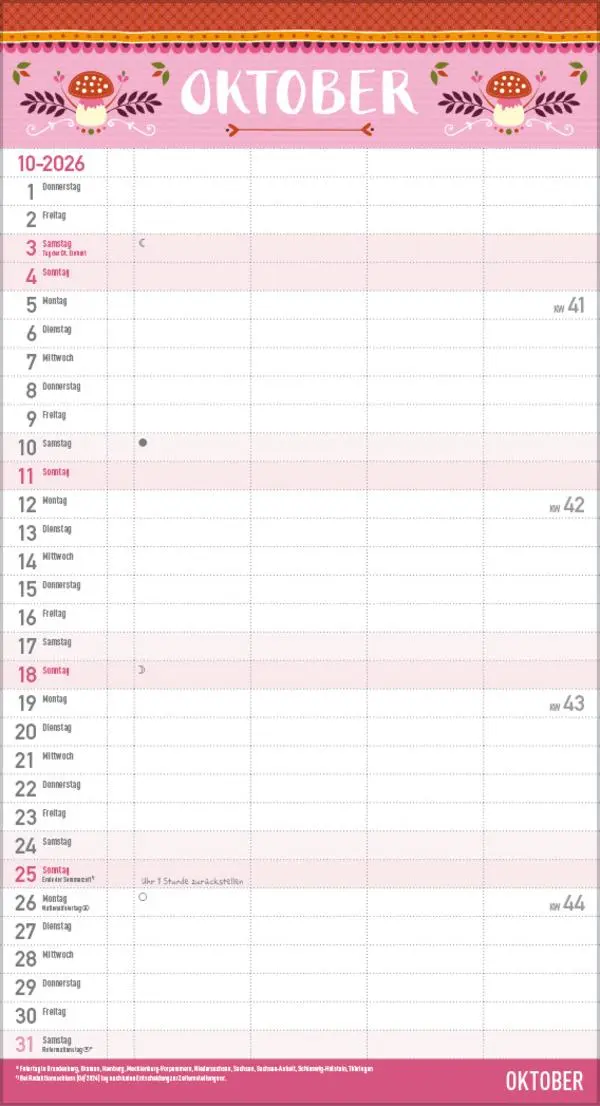 Bild: 9783731884781 | Familienplaner Vintage Zetteltasche 2026 | Verlag Korsch | Kalender