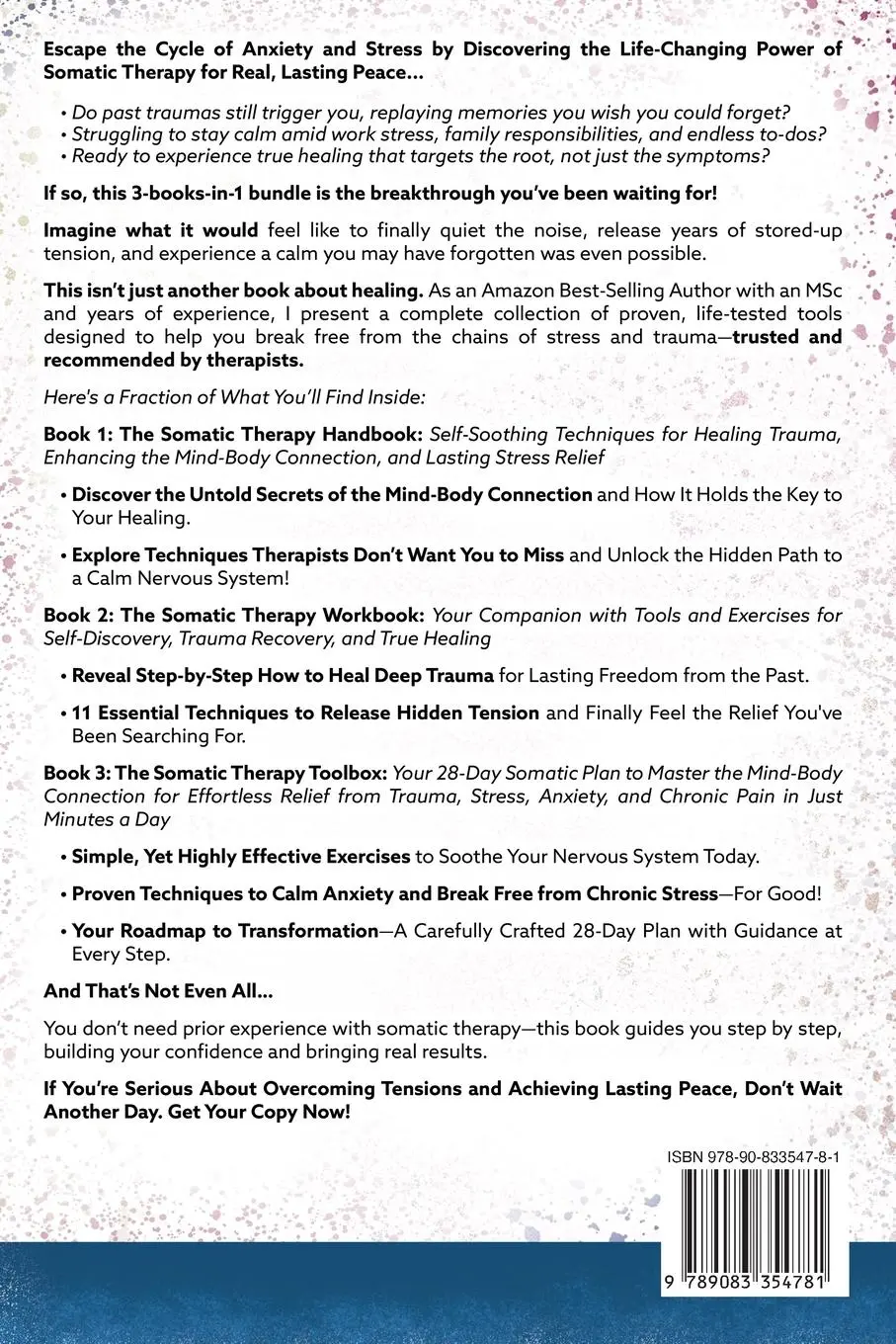 Rückseite: 9789083354781 | The Somatic Therapy Handbook, Workbook &amp; Toolbox (3 Books in 1) | Buch