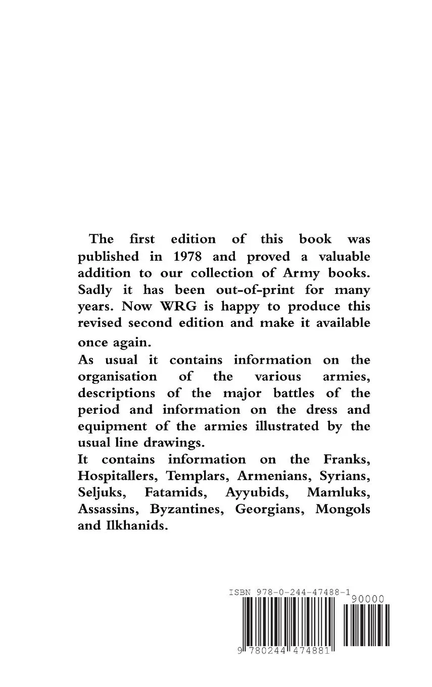 Rückseite: 9780244474881 | Armies and Enemies of the Crusades Second Edition | Ian Heath | Buch