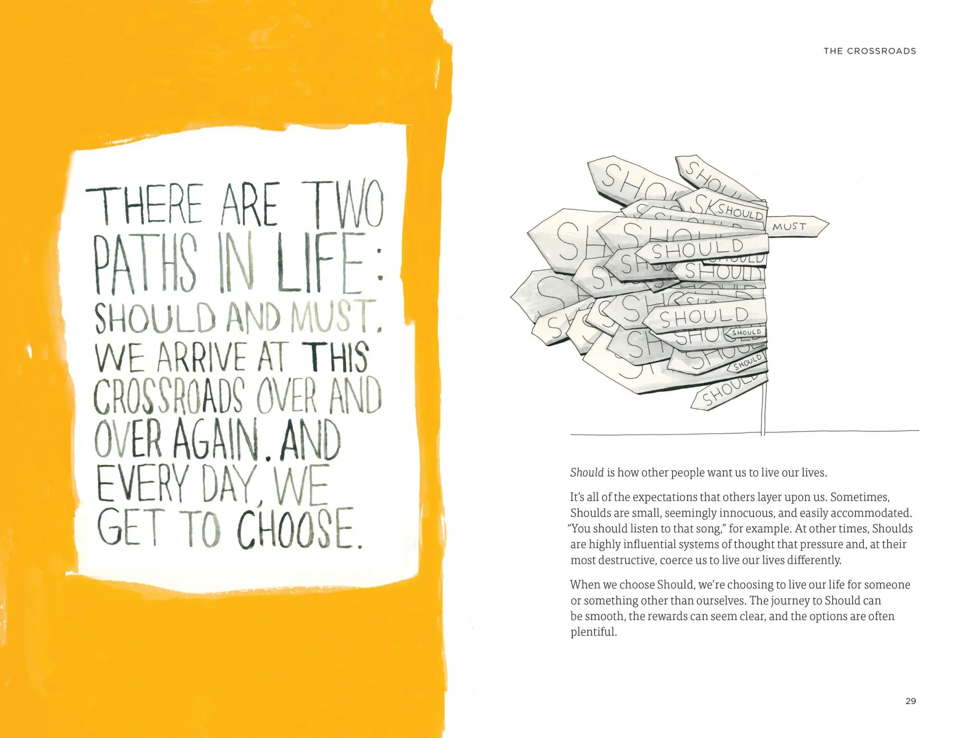 Bild: 9780761184881 | The Crossroads of Should and Must | Elle Luna | Buch | Workman Adult