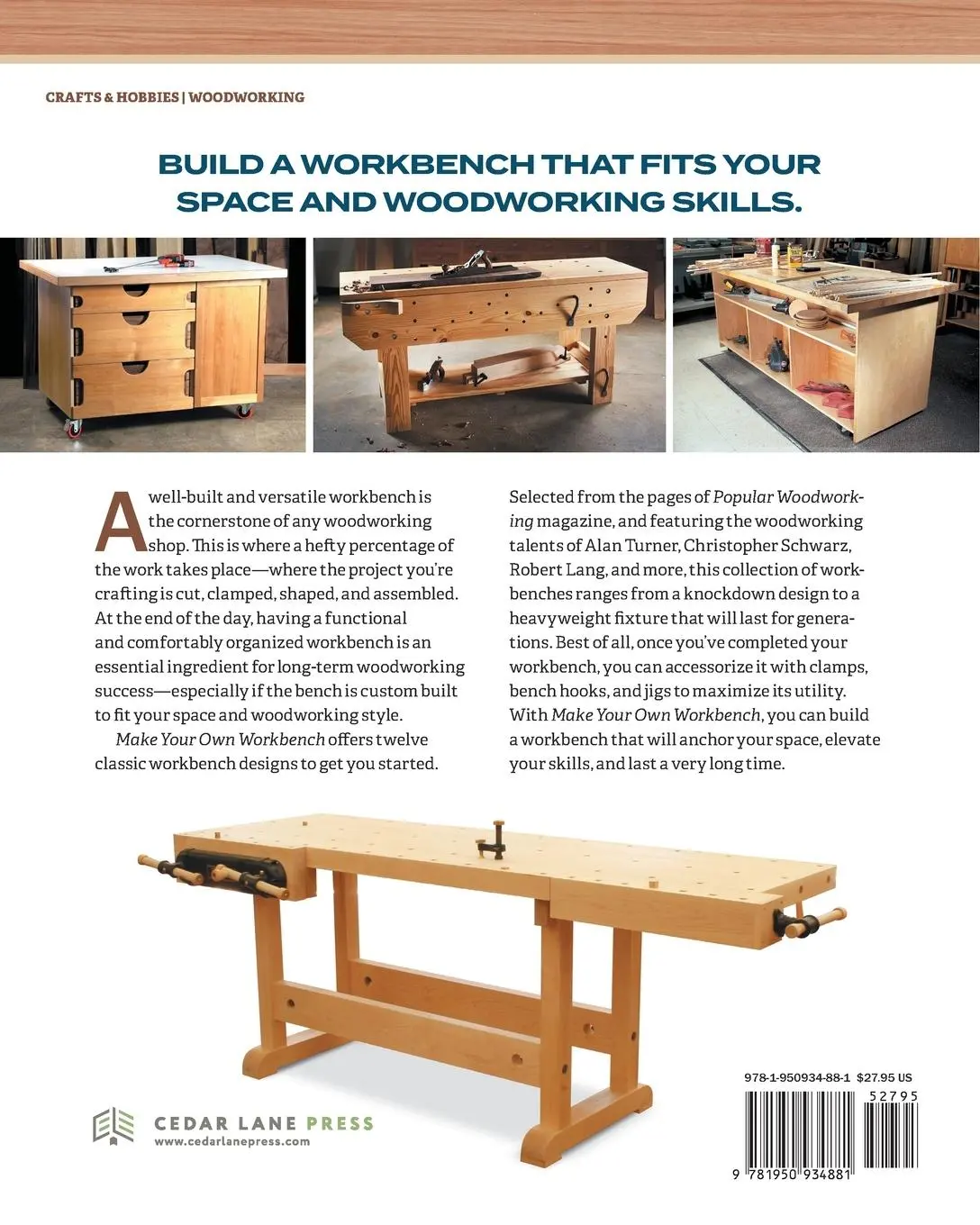 Rückseite: 9781950934881 | Make Your Own Workbench | Popular Woodworking | Taschenbuch | Englisch