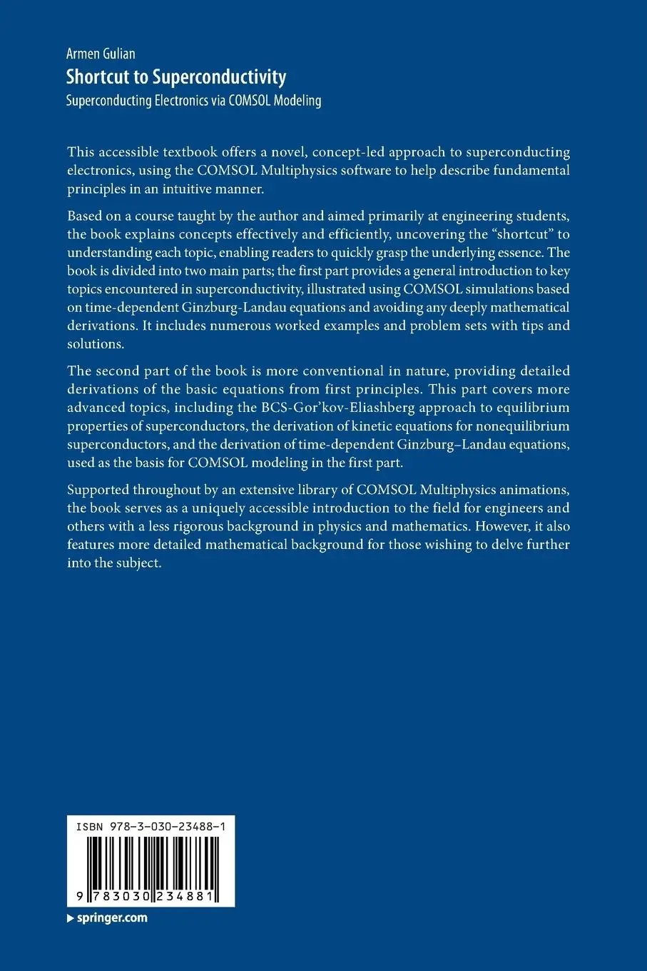 Rückseite: 9783030234881 | Shortcut to Superconductivity | Armen Gulian | Taschenbuch | xvii