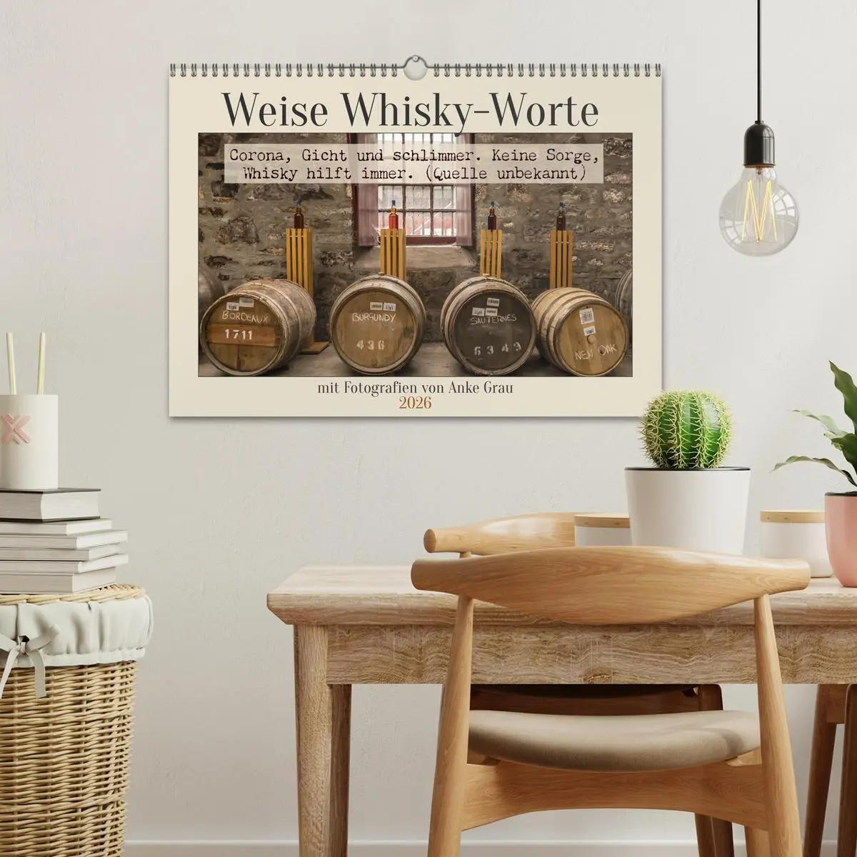 Bild: 9783457574881 | Weise Whisky-Worte (Wandkalender 2026 DIN A3 quer), CALVENDO...