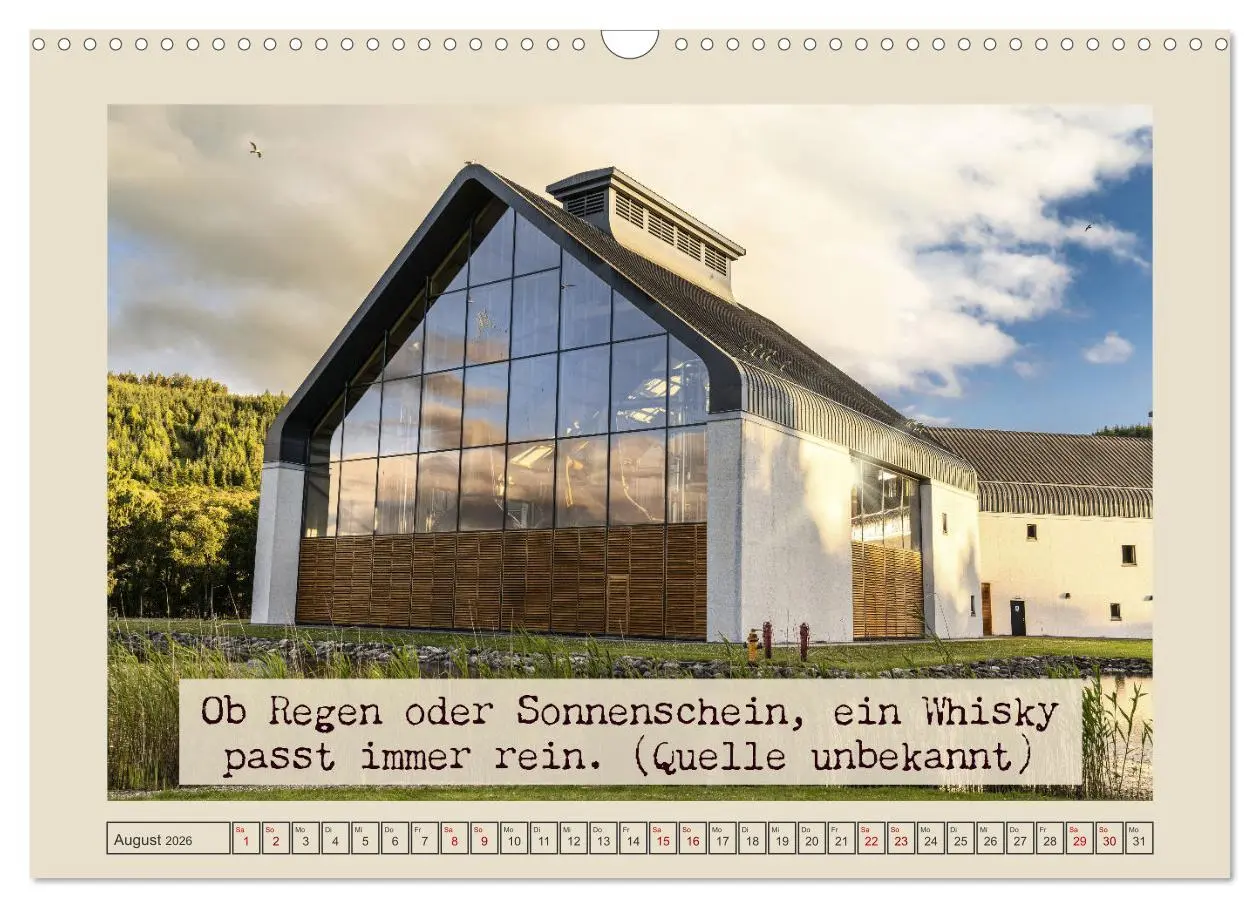 Bild: 9783457574881 | Weise Whisky-Worte (Wandkalender 2026 DIN A3 quer), CALVENDO...