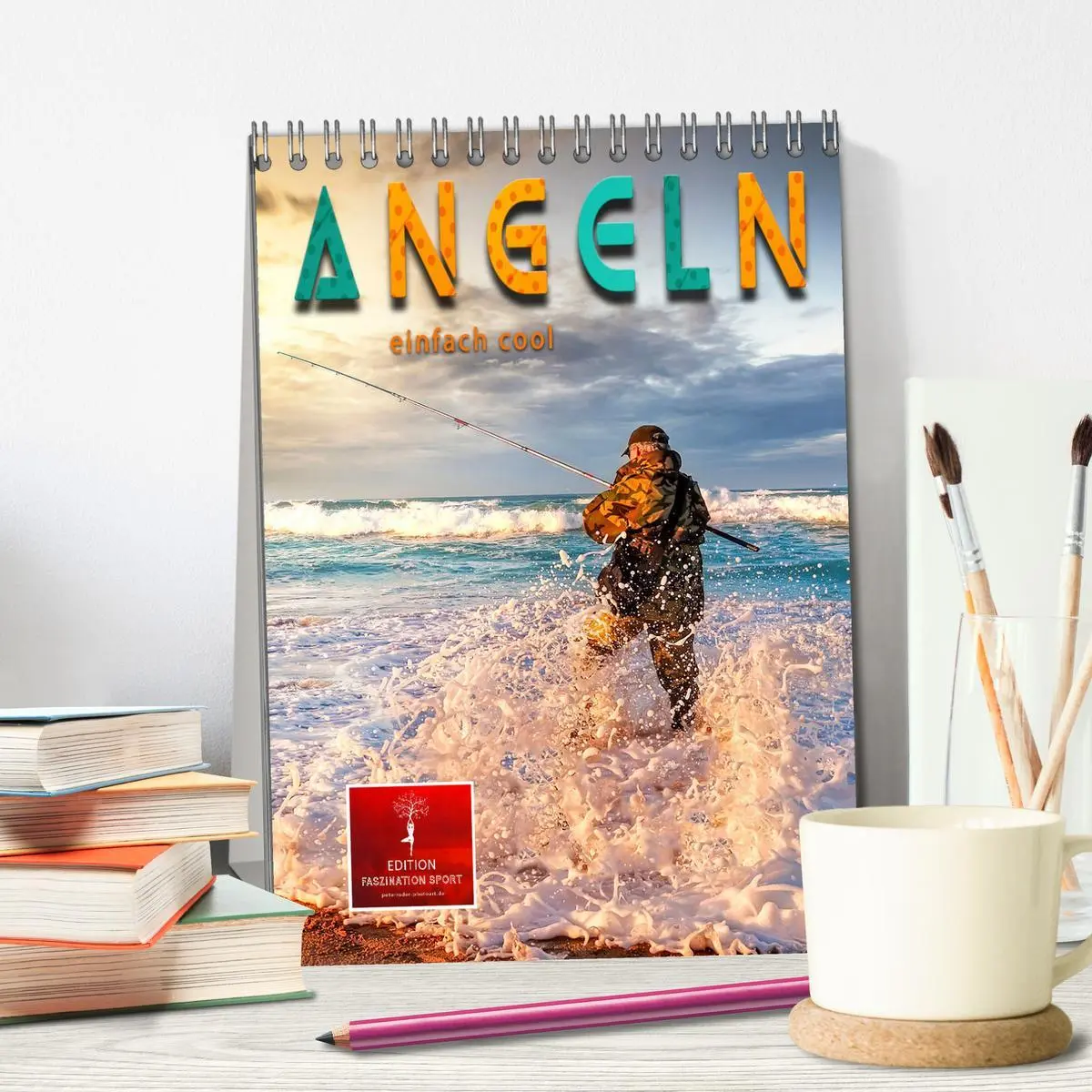 Bild: 9783516354881 | Angeln - einfach cool (Tischkalender 2026 DIN A5 hoch), CALVENDO...