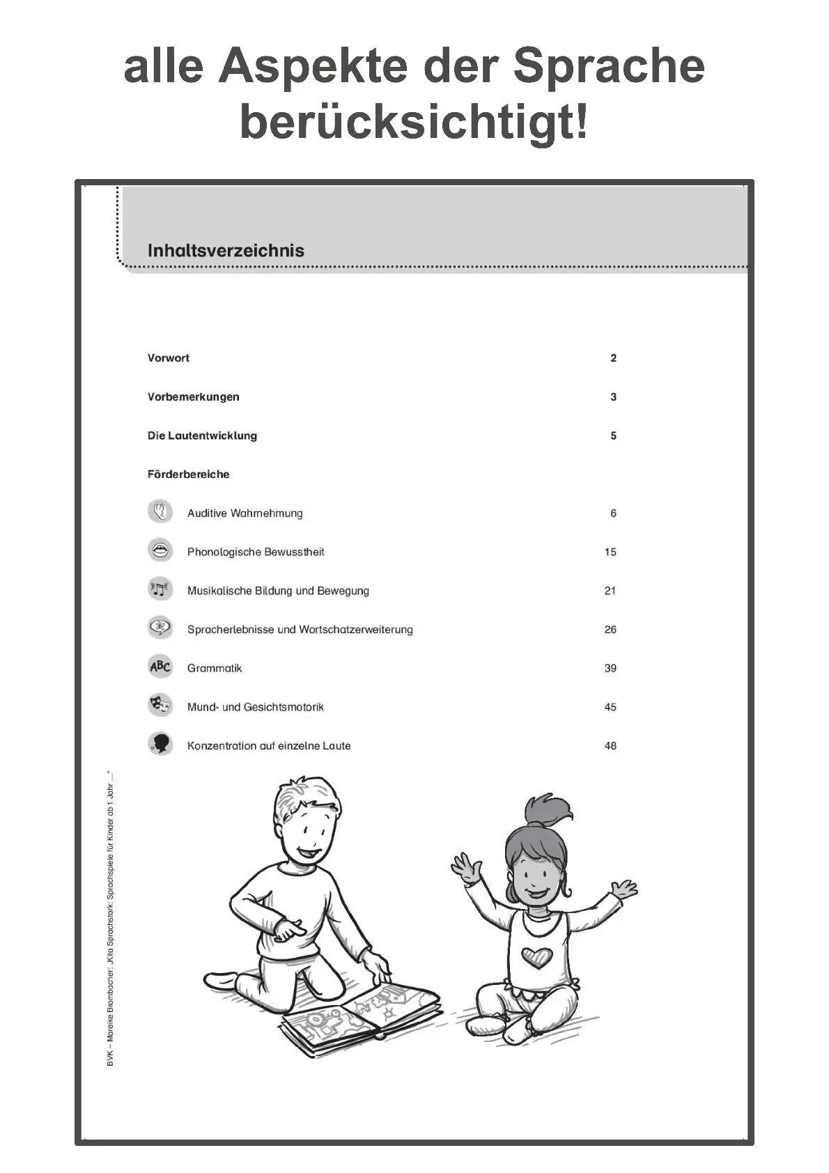 Bild: 9783965204881 | Kita Sprachstark: Sprachspiele für Kinder ab 1 Jahr | Brombacher