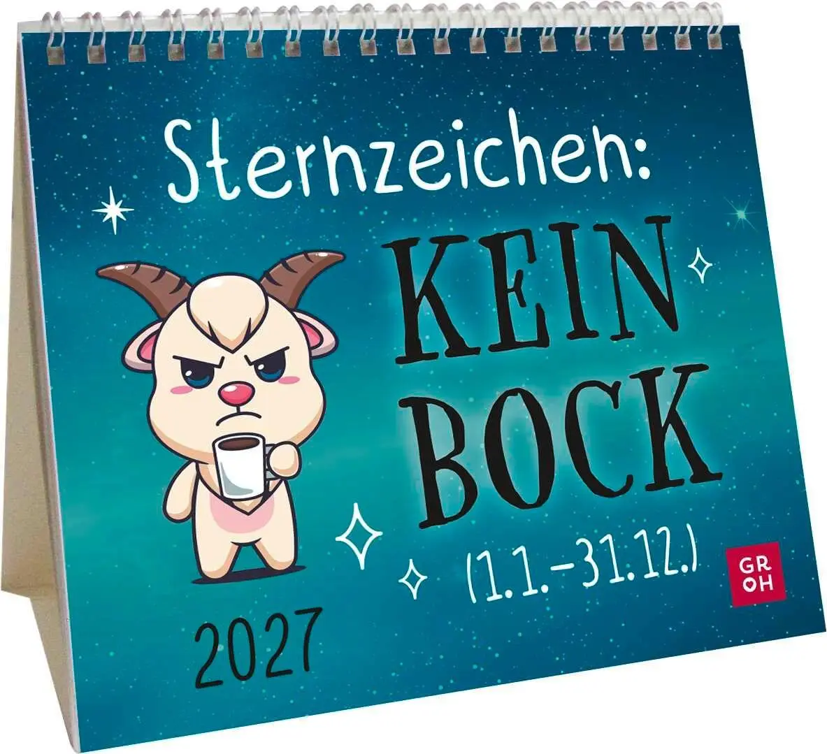 Cover: 4036442014981 | Mini-Kalender 2027: Sternzeichen Keinbock (1.1. -31.12.) | Groh Verlag