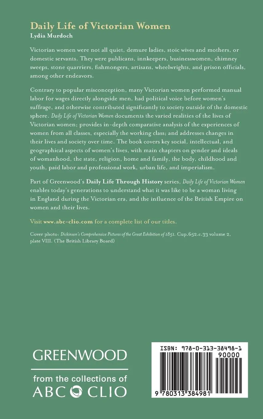 Rückseite: 9780313384981 | Daily Life of Victorian Women | Lydia Murdoch | Buch | Englisch | 2013