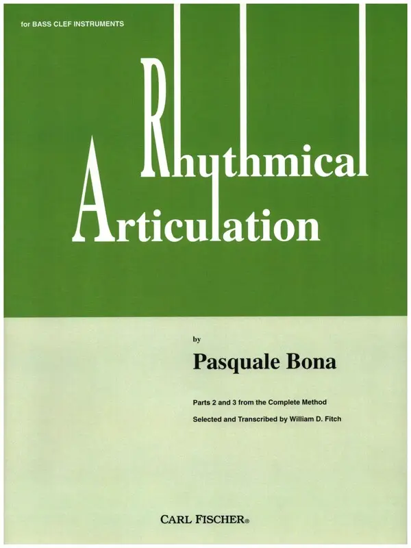 Cover: 9780825834981 | Rhythmical Articulation | Pasquale Bona | Buch | Carl Fischer