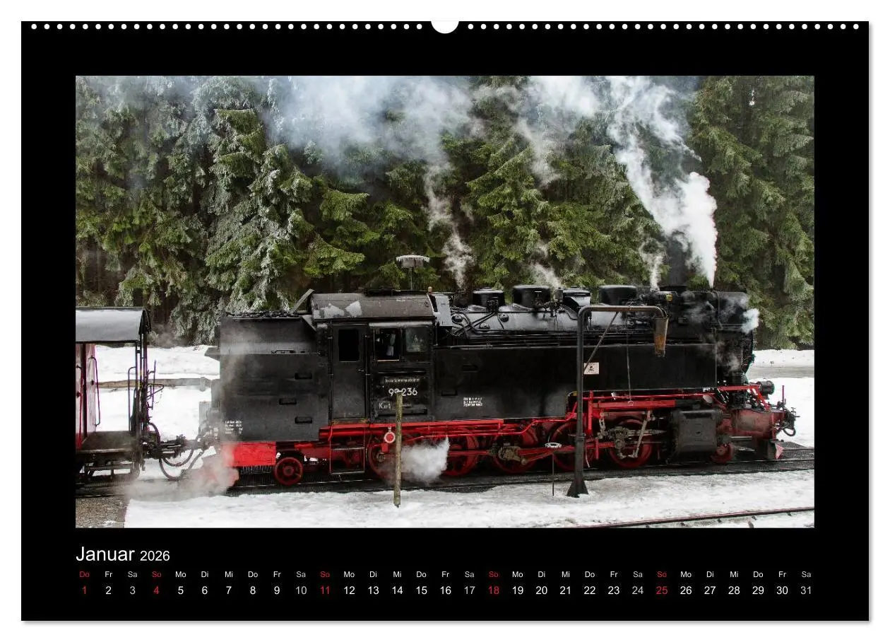Bild: 9783516104981 | Dampferlebnis im Harz (Wandkalender 2026 DIN A2 quer), CALVENDO...