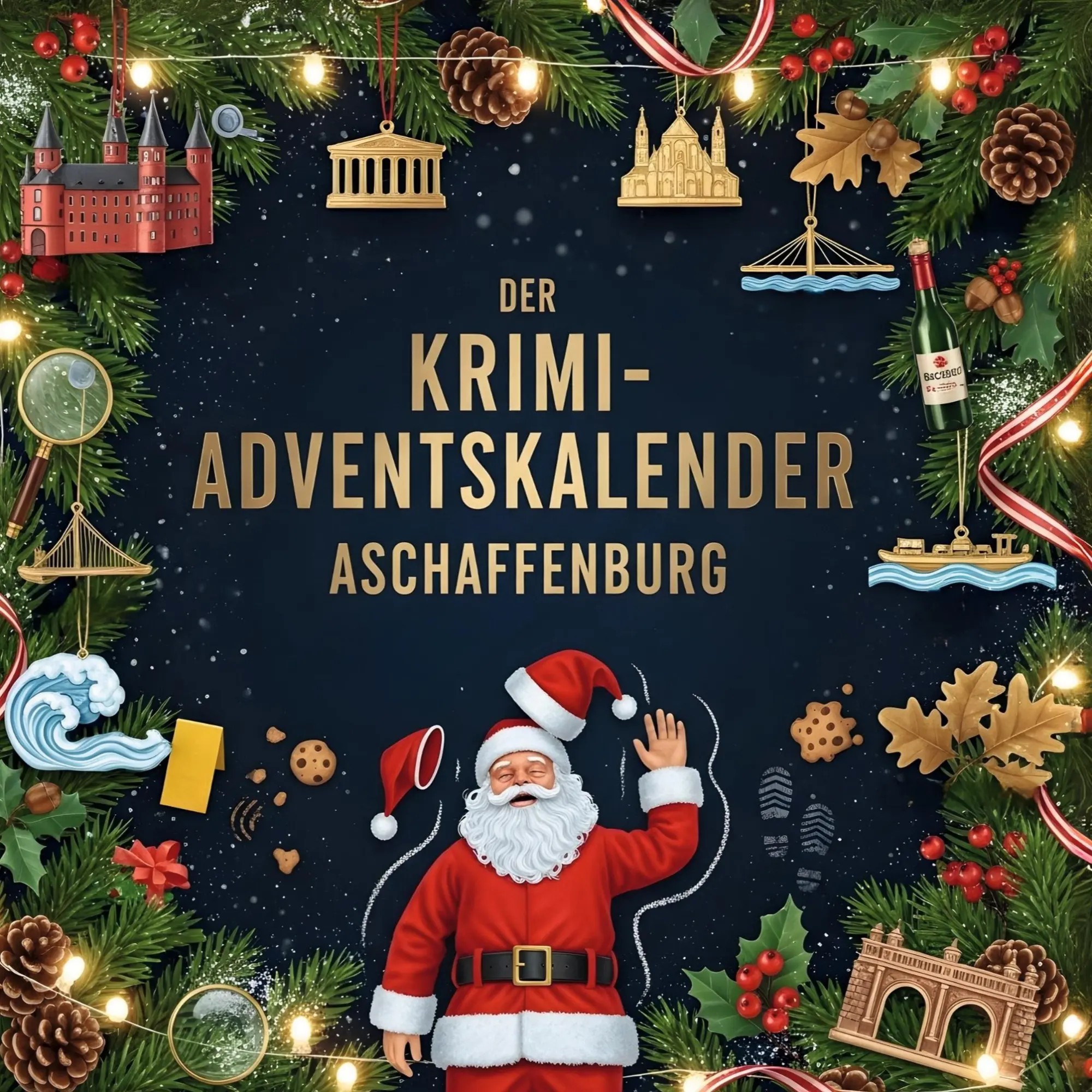 Cover: 9783695304981 | Der Krimi-Adventskalender Aschaffenburg | Mordsverdächtig in 24 Akten