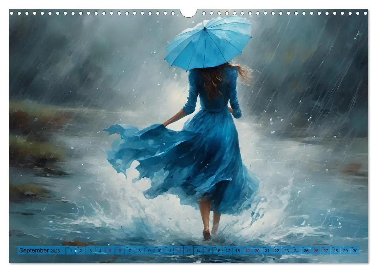 Bild: 9783457385081 | Strandzauber- Frauen in eleganten Kleidern (Wandkalender 2026 DIN...