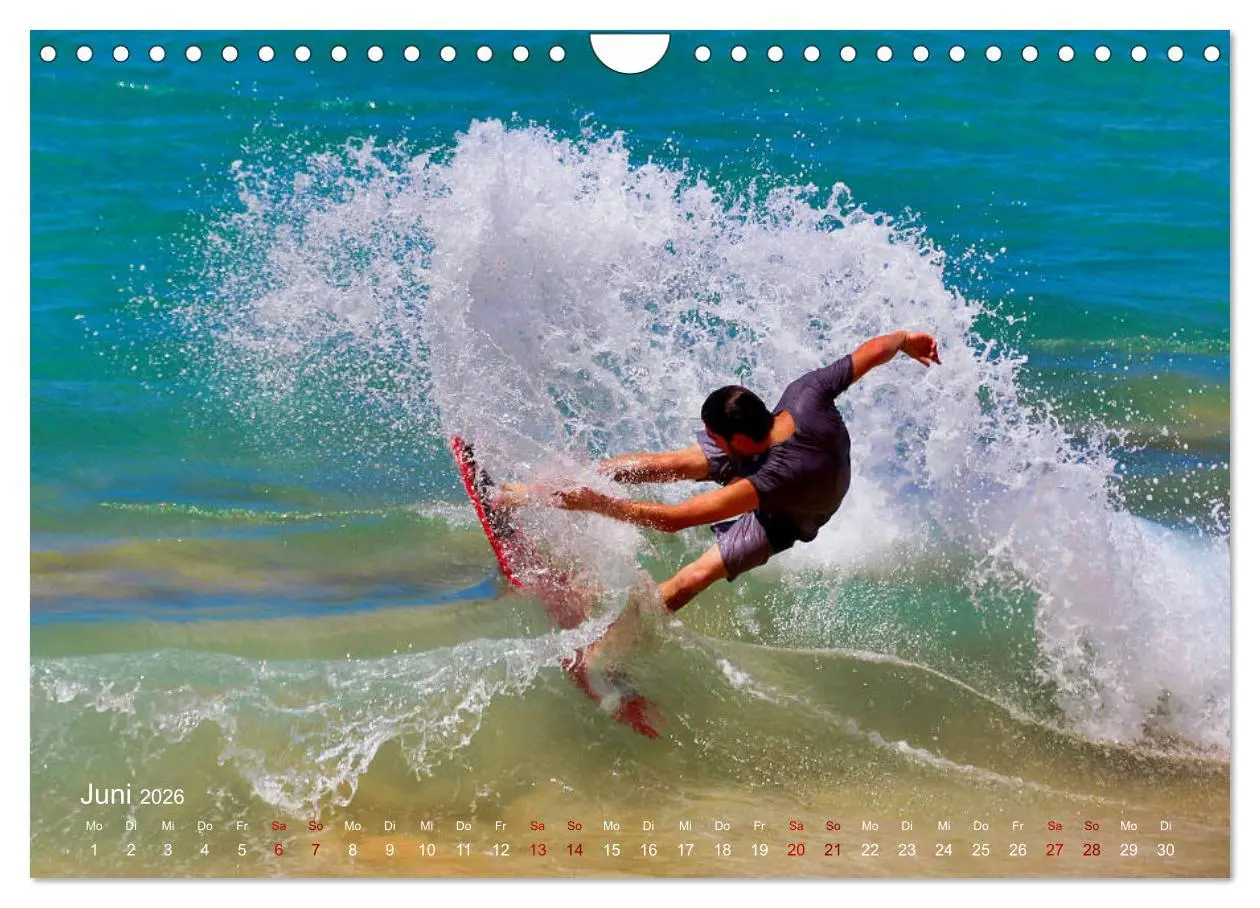 Bild: 9783457835081 | Surfen - die perfekte Welle (Wandkalender 2026 DIN A4 quer),...