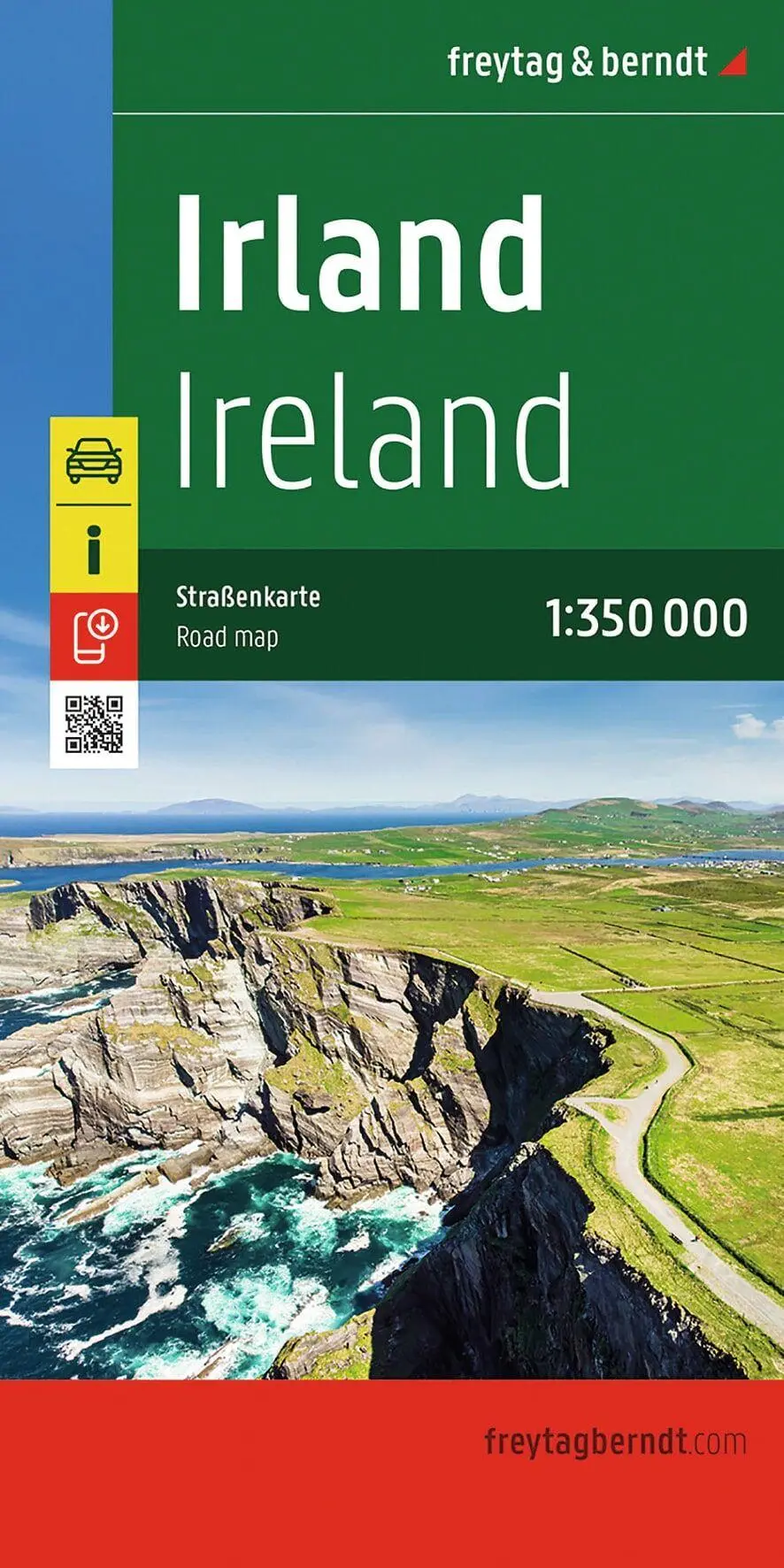 Cover: 9783707925081 | freytag &amp; berndt Straßenkarte Irland 1:350.000 | Freytag &amp; Berndt