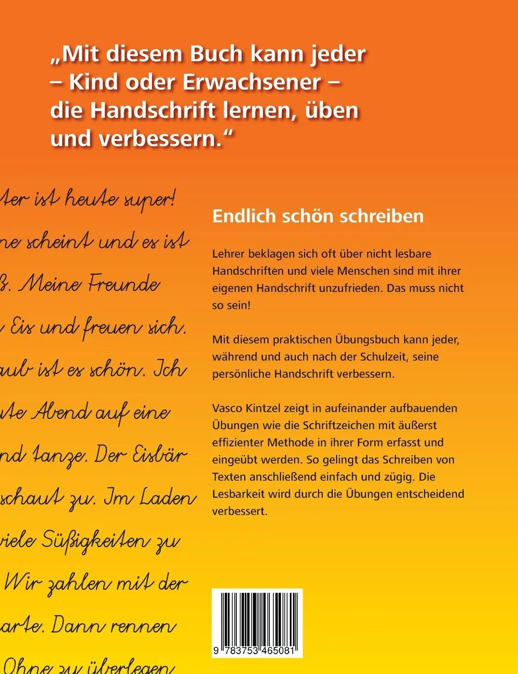 Rückseite: 9783753465081 | Vereinfachte Ausgangsschrift (VA) - Handschrift lernen, üben und...