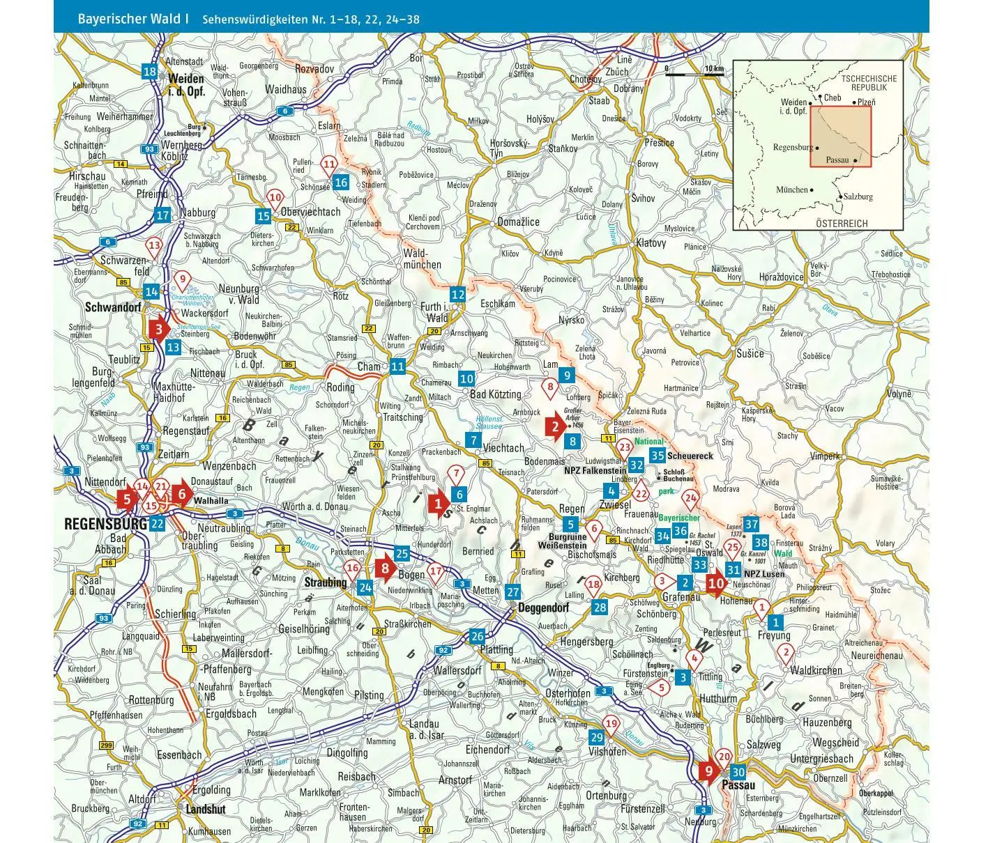 Bild: 9783956895081 | ADAC Reiseführer Bayerischer Wald | Georg Weindl | Taschenbuch | 2019