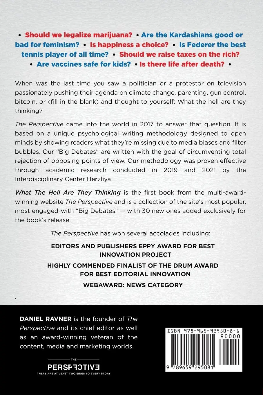 Rückseite: 9789659295081 | What The Hell Are They Thinking? | Daniel Ravner | Taschenbuch | 2021