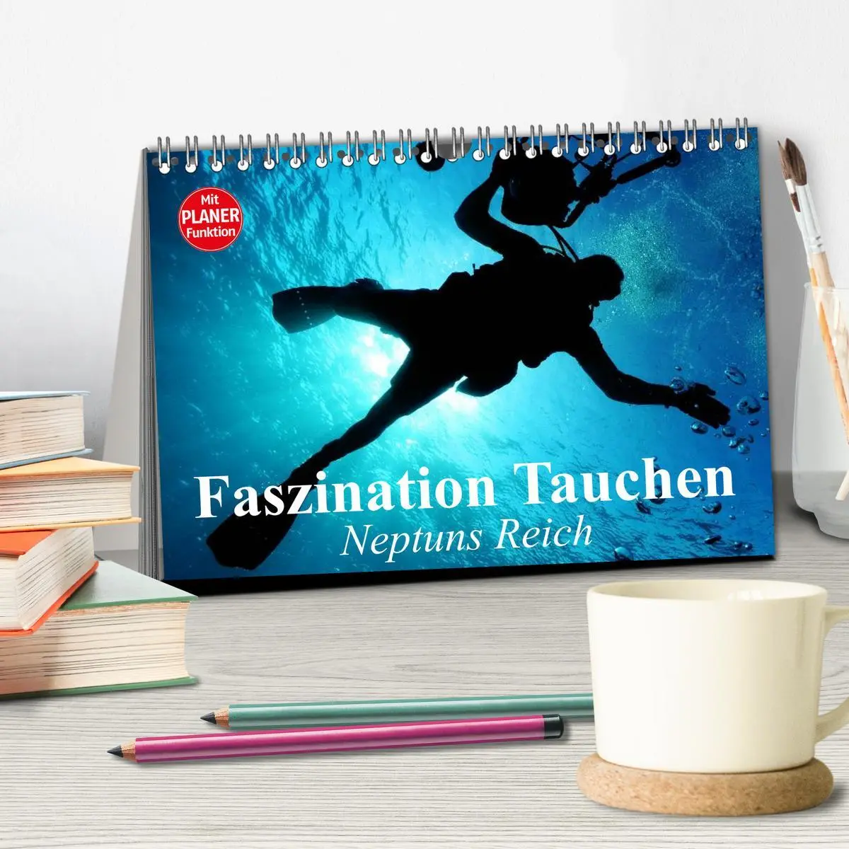Bild: 9783457995181 | Faszination Tauchen. Neptuns Reich (Tischkalender 2026 DIN A5...