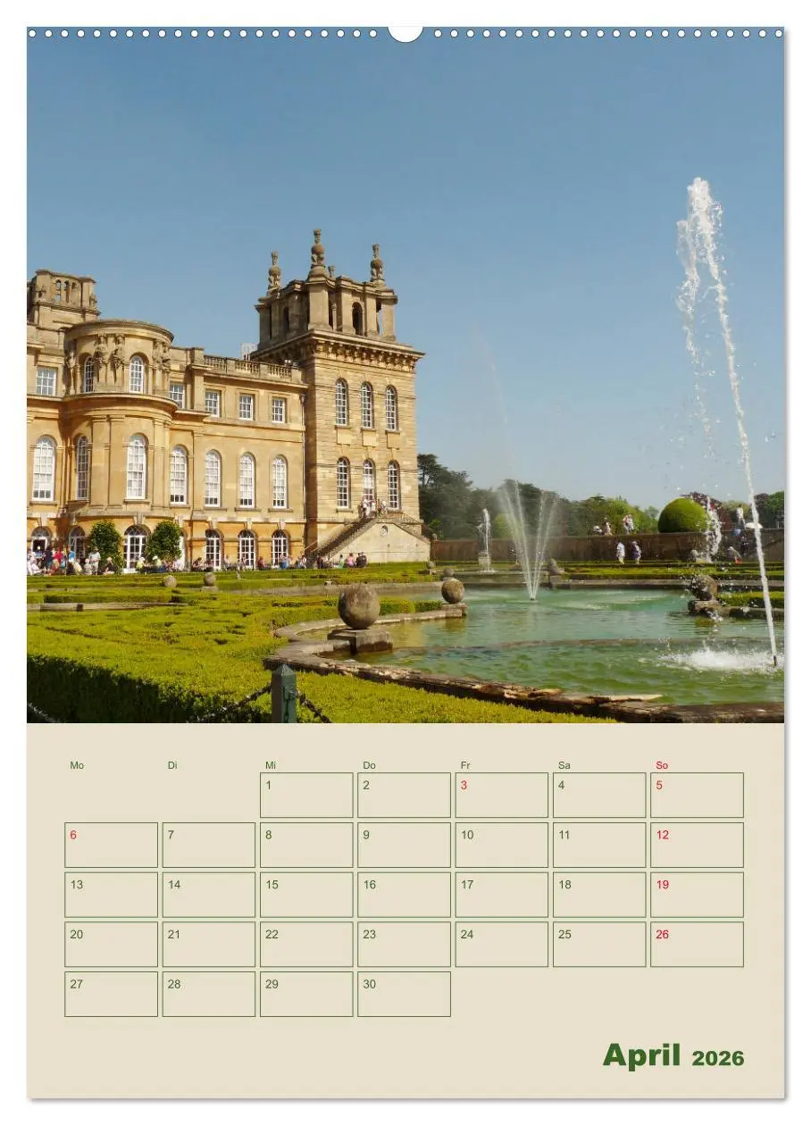 Bild: 9783516395181 | Schlösser und Gärten in England (hochwertiger Premium Wandkalender...