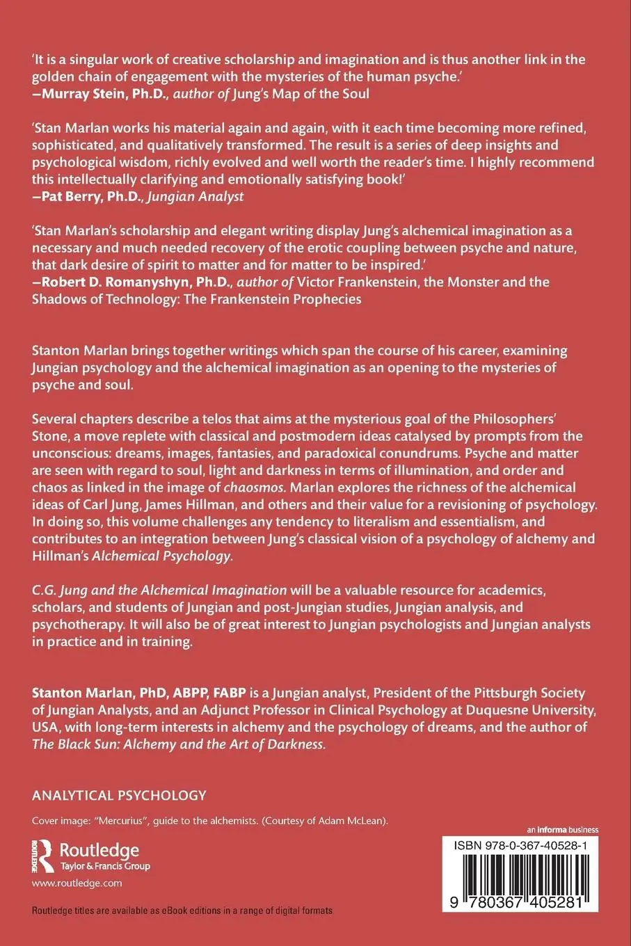 Rückseite: 9780367405281 | C. G. Jung and the Alchemical Imagination | Stanton Marlan | Buch