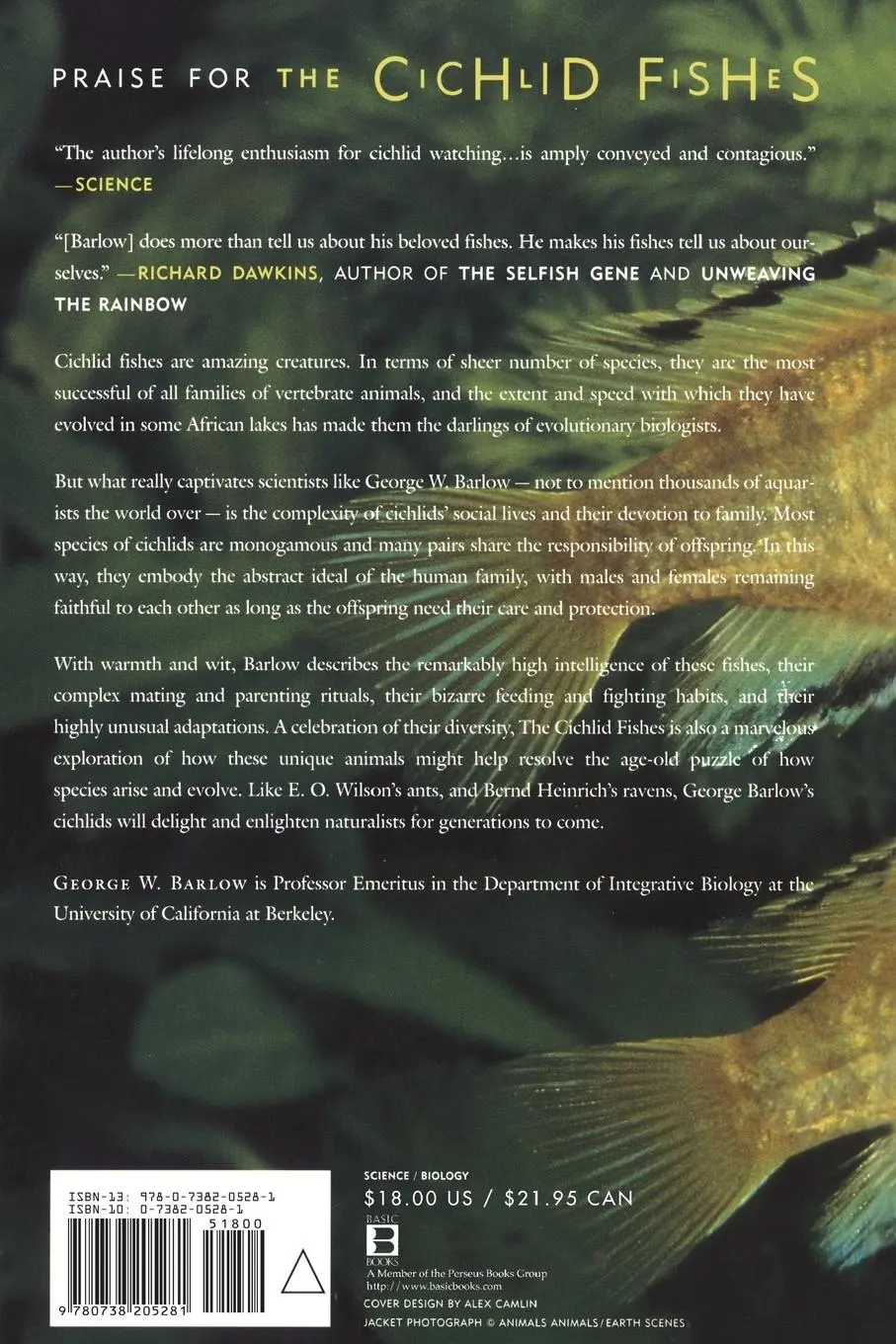 Rückseite: 9780738205281 | The Cichlid Fishes | Nature's Grand Experiment in Evolution | Barlow