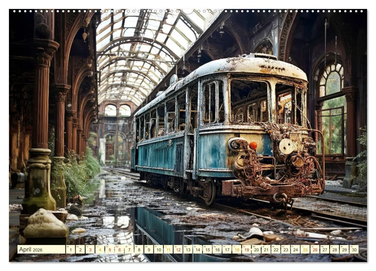 Bild: 9783457505281 | Straßenbahn ausgedient (Wandkalender 2026 DIN A2 quer), CALVENDO...