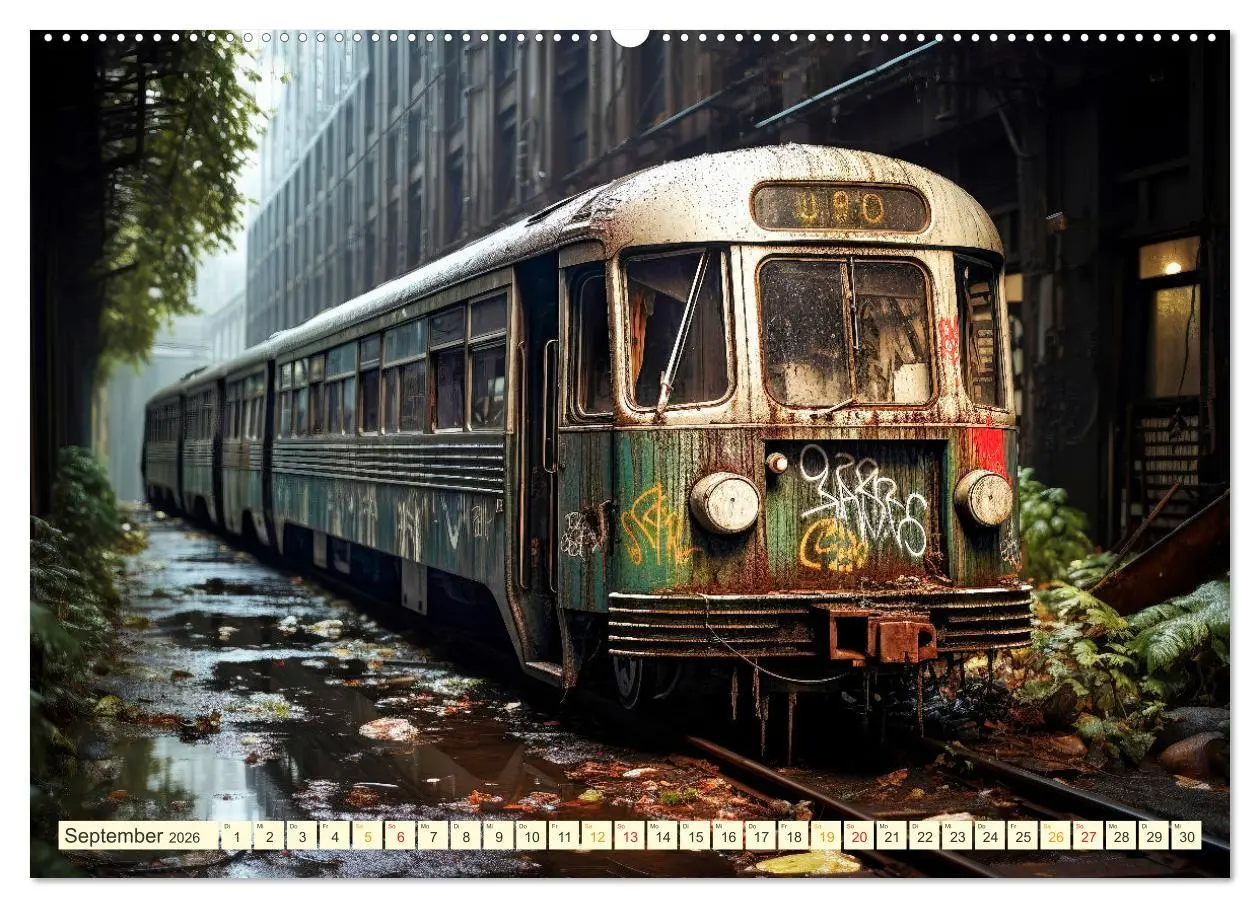 Bild: 9783457505281 | Straßenbahn ausgedient (Wandkalender 2026 DIN A2 quer), CALVENDO...