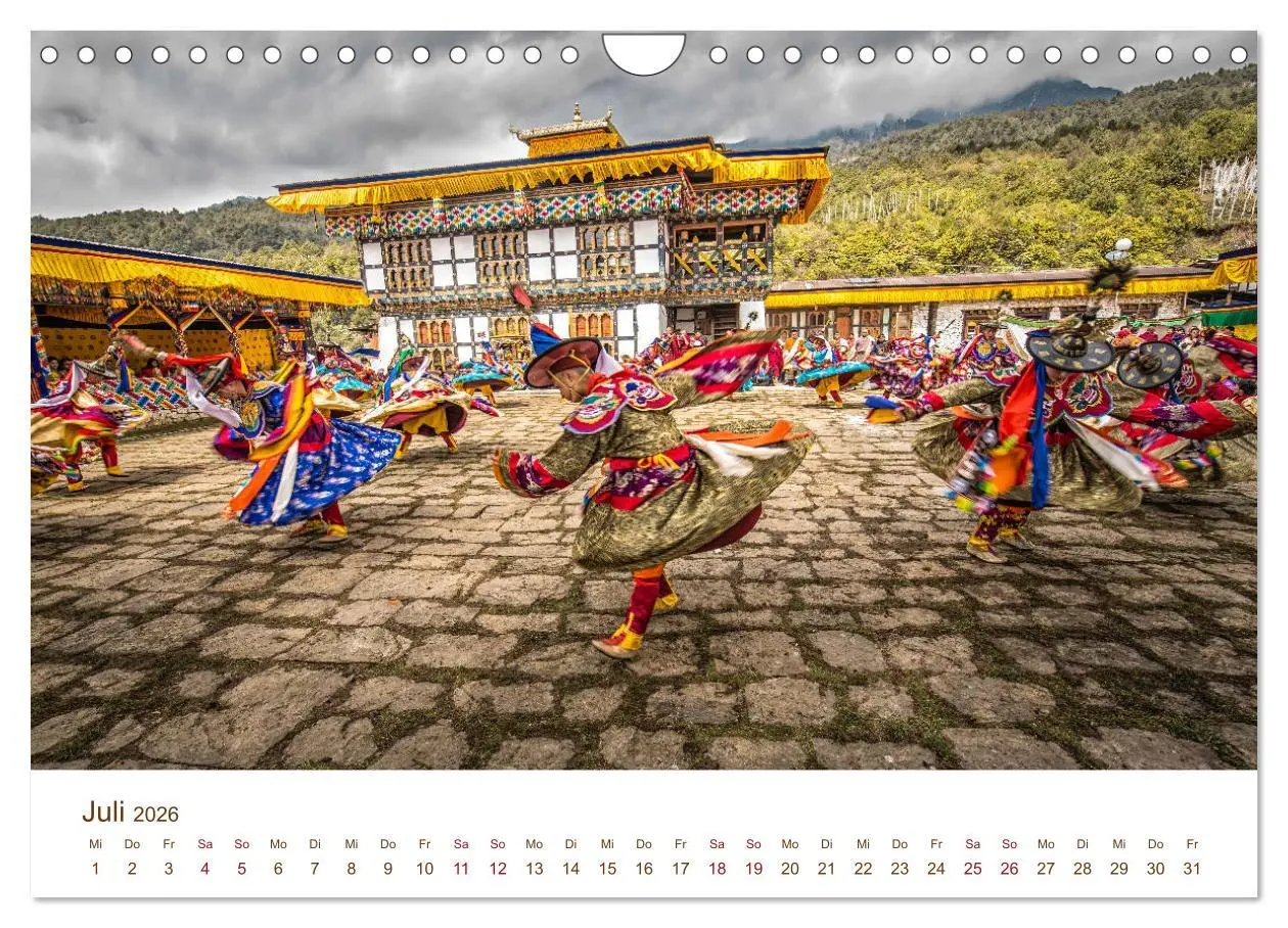 Bild: 9783457815281 | Mystisches Bhutan (Wandkalender 2026 DIN A4 quer), CALVENDO...