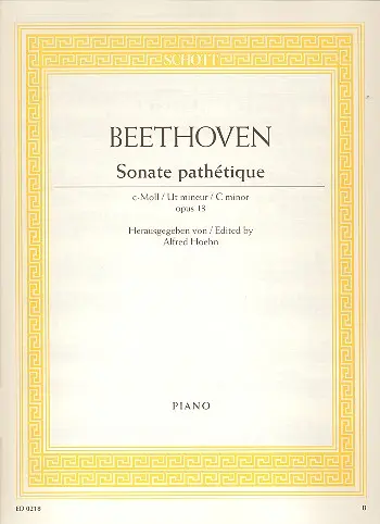 Cover: 9790001085281 | Sonate pathétique c-Moll | Ludwig van Beethoven | Buch | 20 S. | 1983