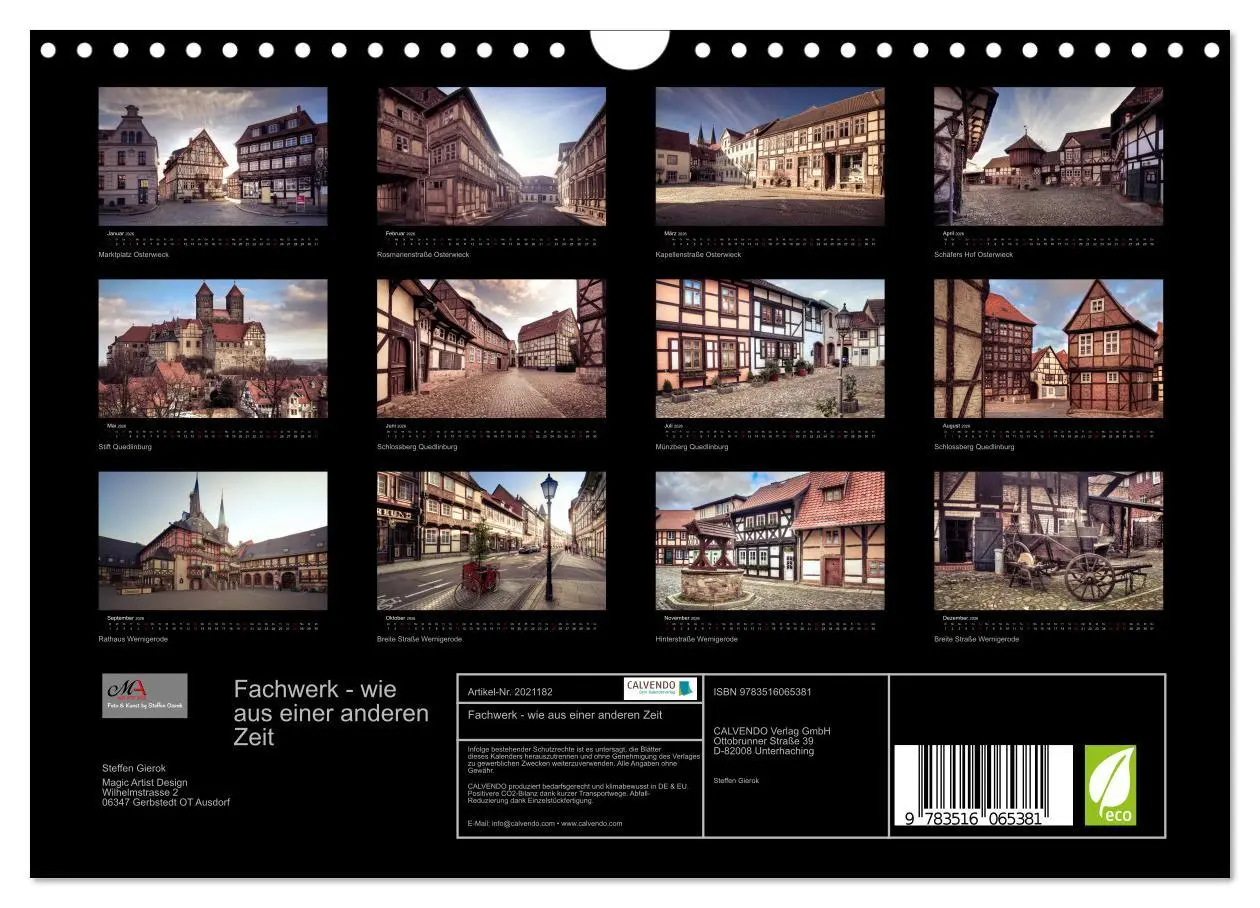 Bild: 9783516065381 | Fachwerk - wie aus einer anderen Zeit (Wandkalender 2026 DIN A4...