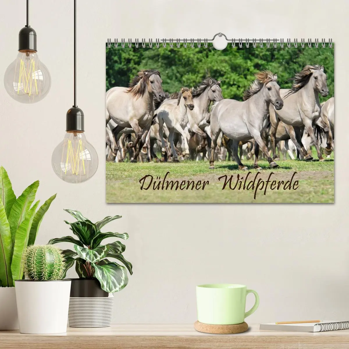Bild: 9783516205381 | Dülmener Wildpferde (Wandkalender 2026 DIN A4 quer), CALVENDO...