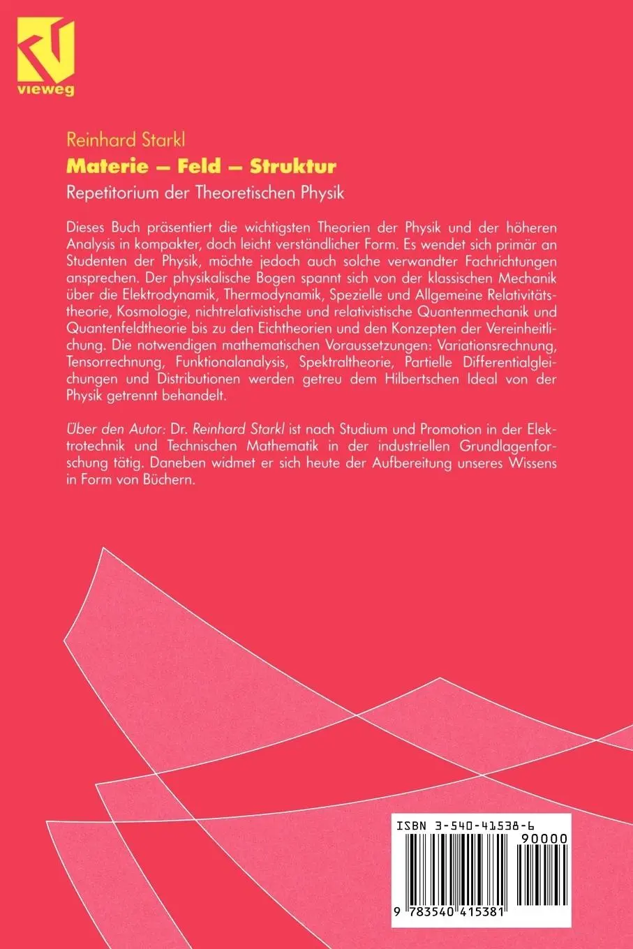 Rückseite: 9783540415381 | Materie - Feld - Struktur | Repetitorium der Theoretischen Physik