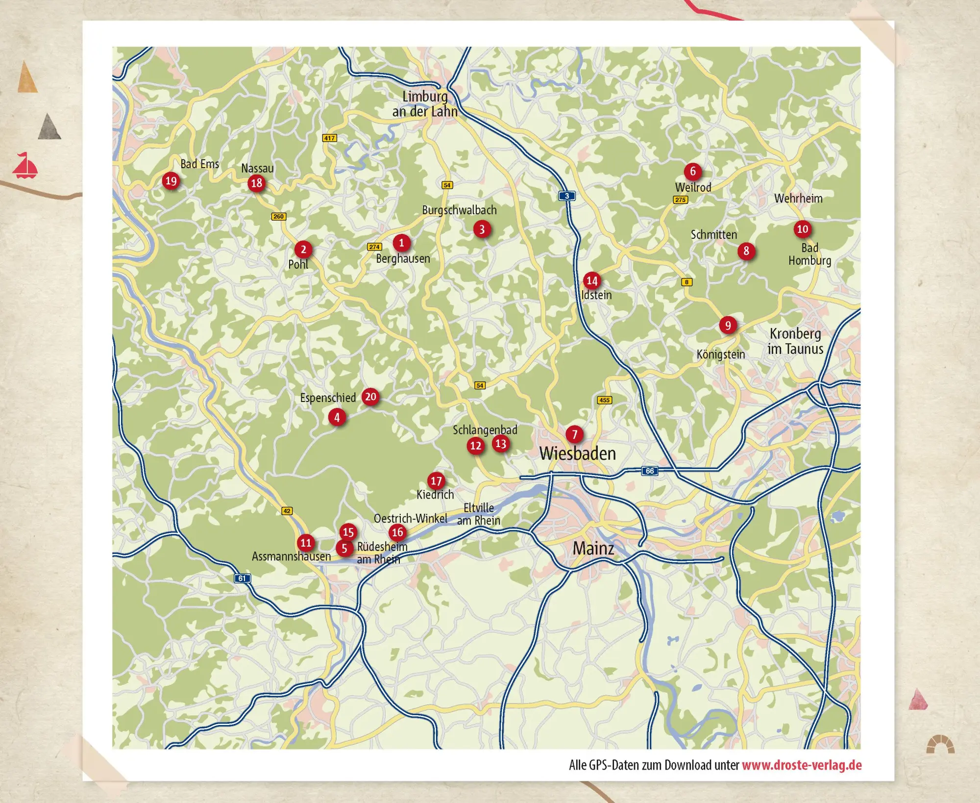 Bild: 9783770025381 | Rheingau/Taunus. Wandern für die Seele | Wohlfühlwege | Müller | Buch