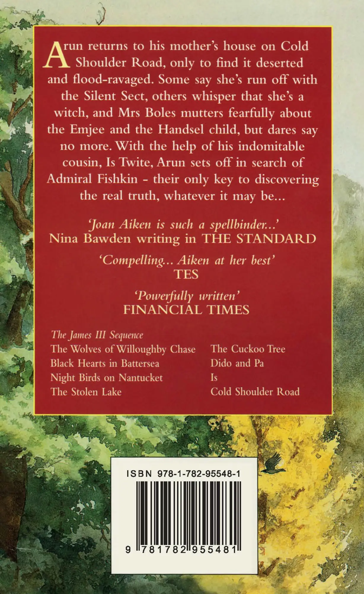 Rückseite: 9781782955481 | Cold Shoulder Road | Joan Aiken | Taschenbuch | Englisch | 2015