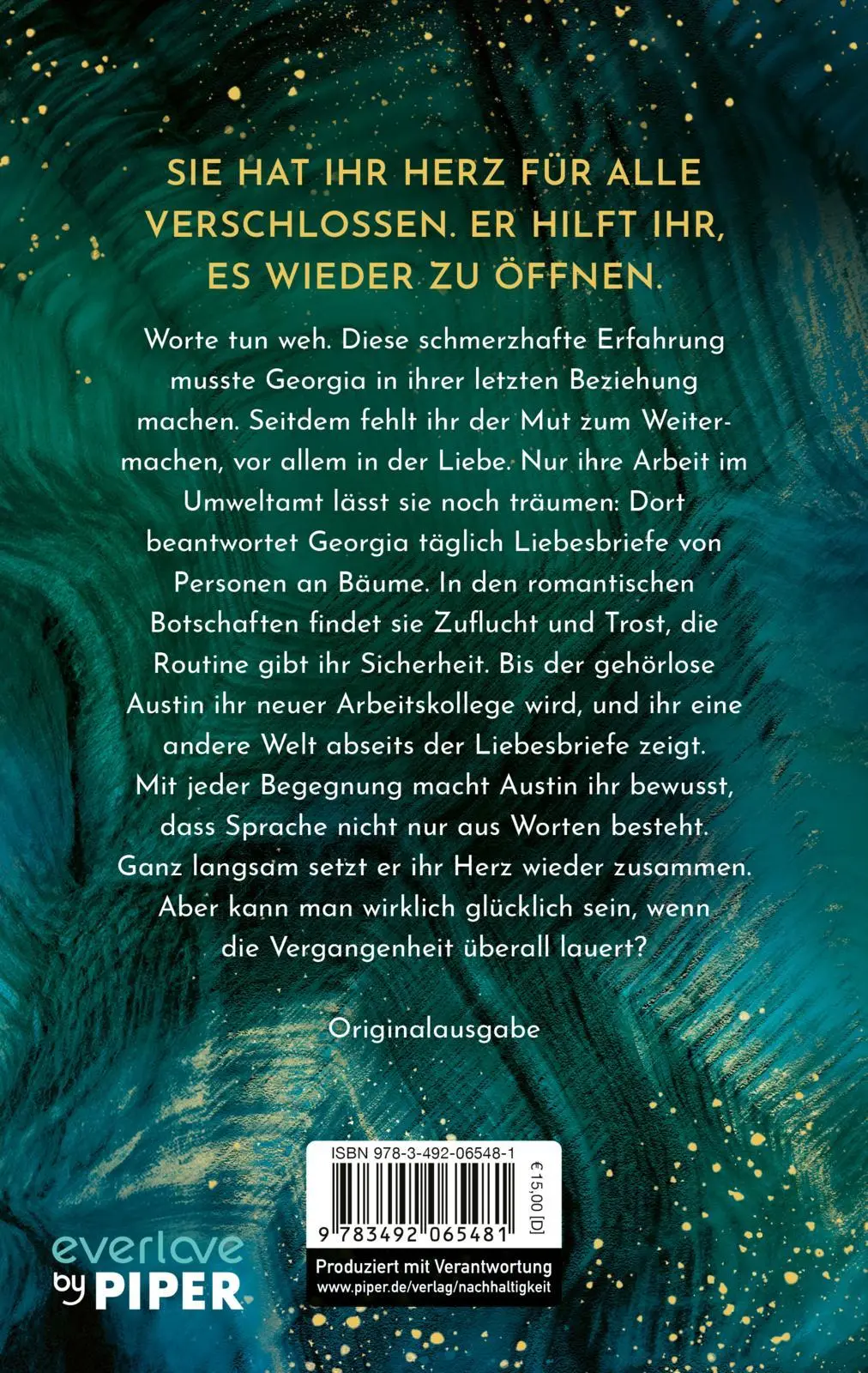 Rückseite: 9783492065481 | Silent Promises | Roman Berührende und gefühlvolle New Adult-Romance