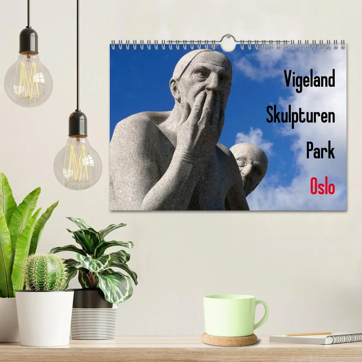 Bild: 9783516125481 | Vigeland Skulpturen Park Oslo (Wandkalender 2026 DIN A4 quer),...