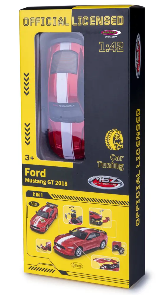 Bild: 4042774475581 | Ford Mustang GT Diecast 1:42 rot 2in1 | 402609 | Deutsch | 2025