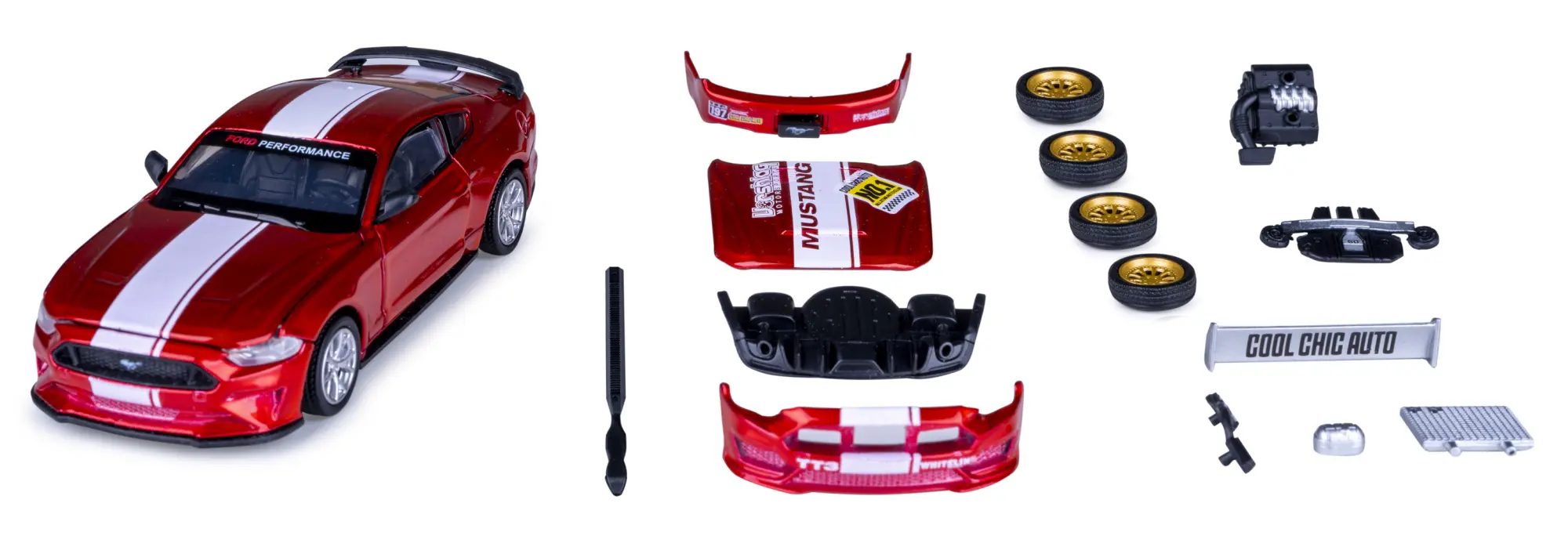 Bild: 4042774475581 | Ford Mustang GT Diecast 1:42 rot 2in1 | 402609 | Deutsch | 2025